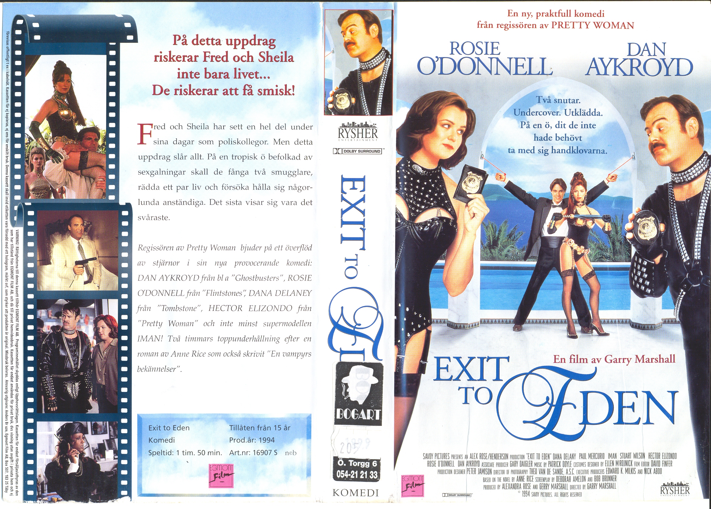 Exit to Eden (1994) - front back.