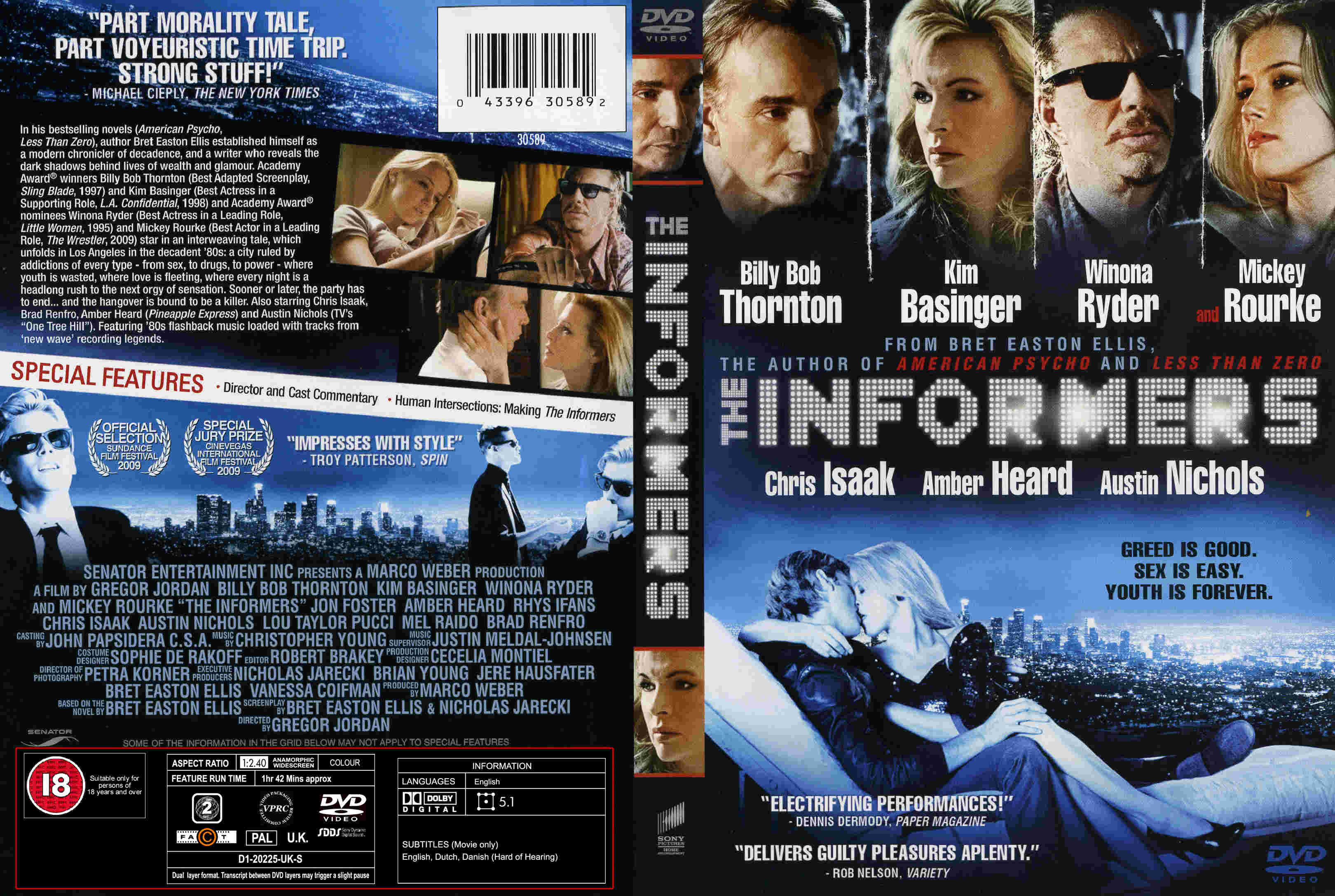 COVERS.BOX.SK ::: The Informers (2009) - high quality DVD / Blueray / Movie