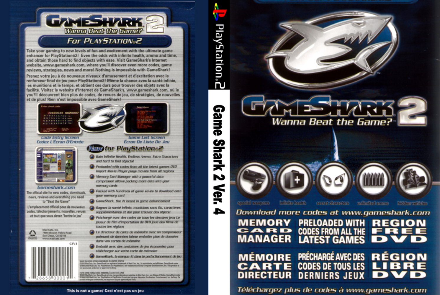 gameshark 2 version 4