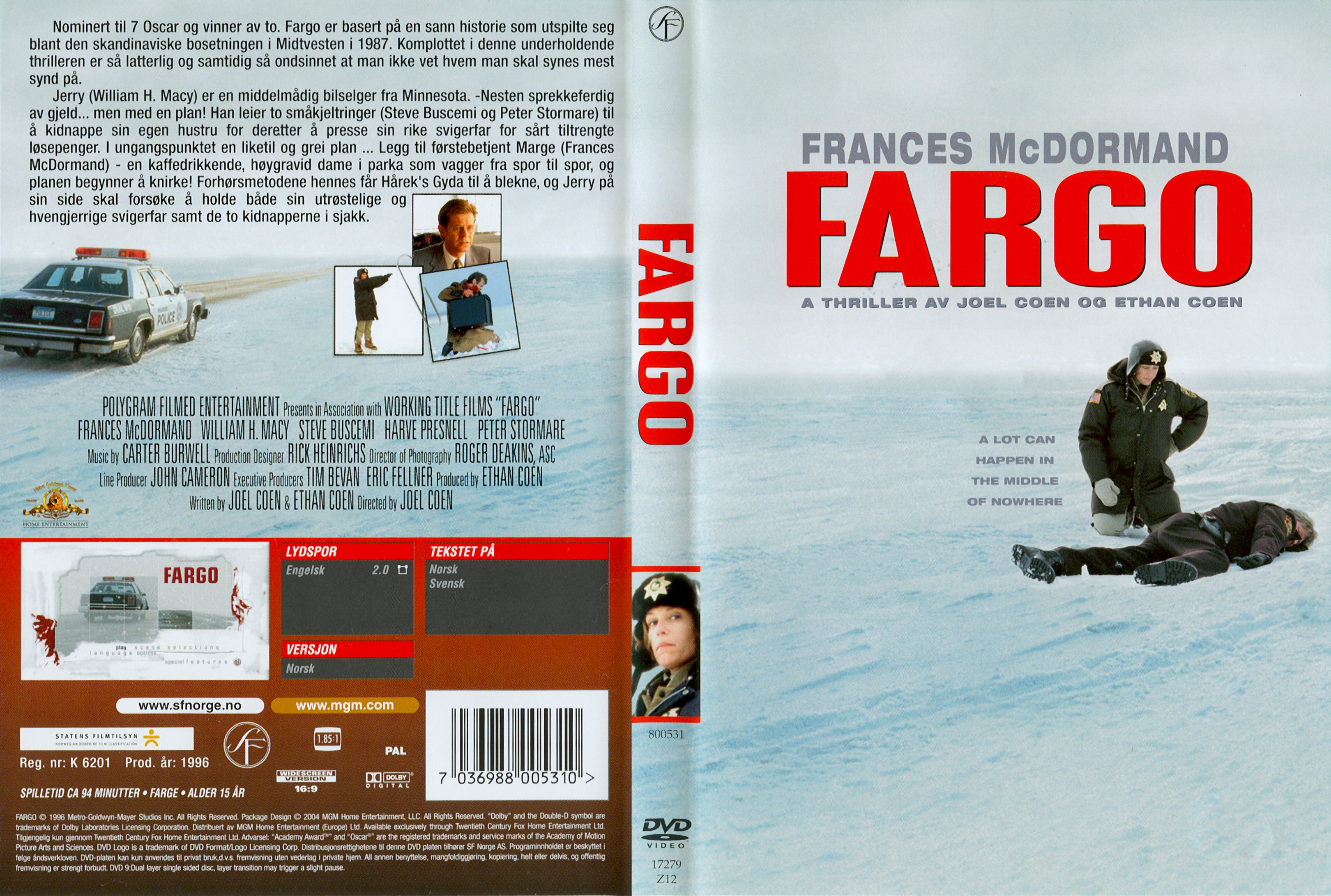 Fargo (1996) - front back.