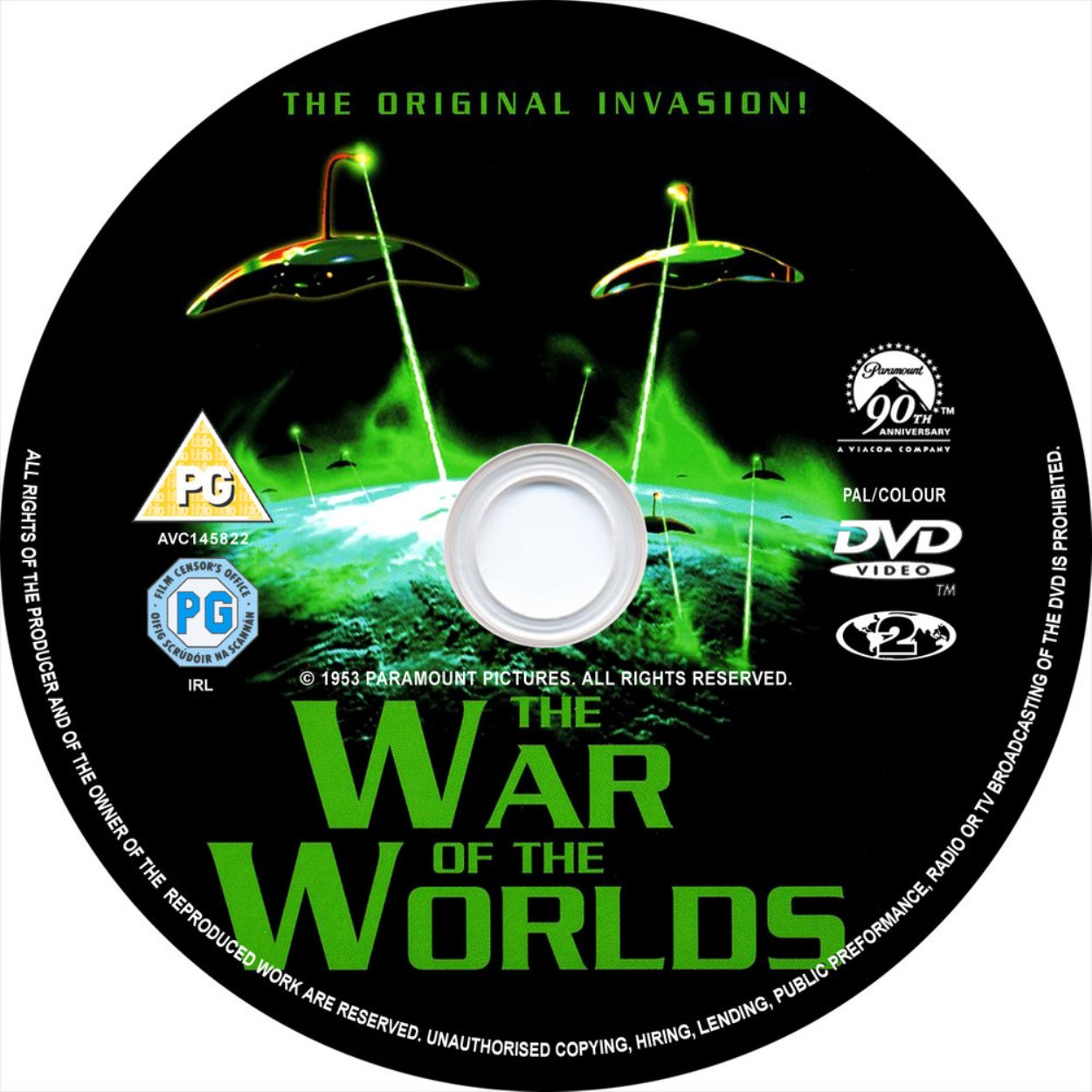 COVERS.BOX.SK ::: war of the worlds (1953) CD - high quality DVD ...