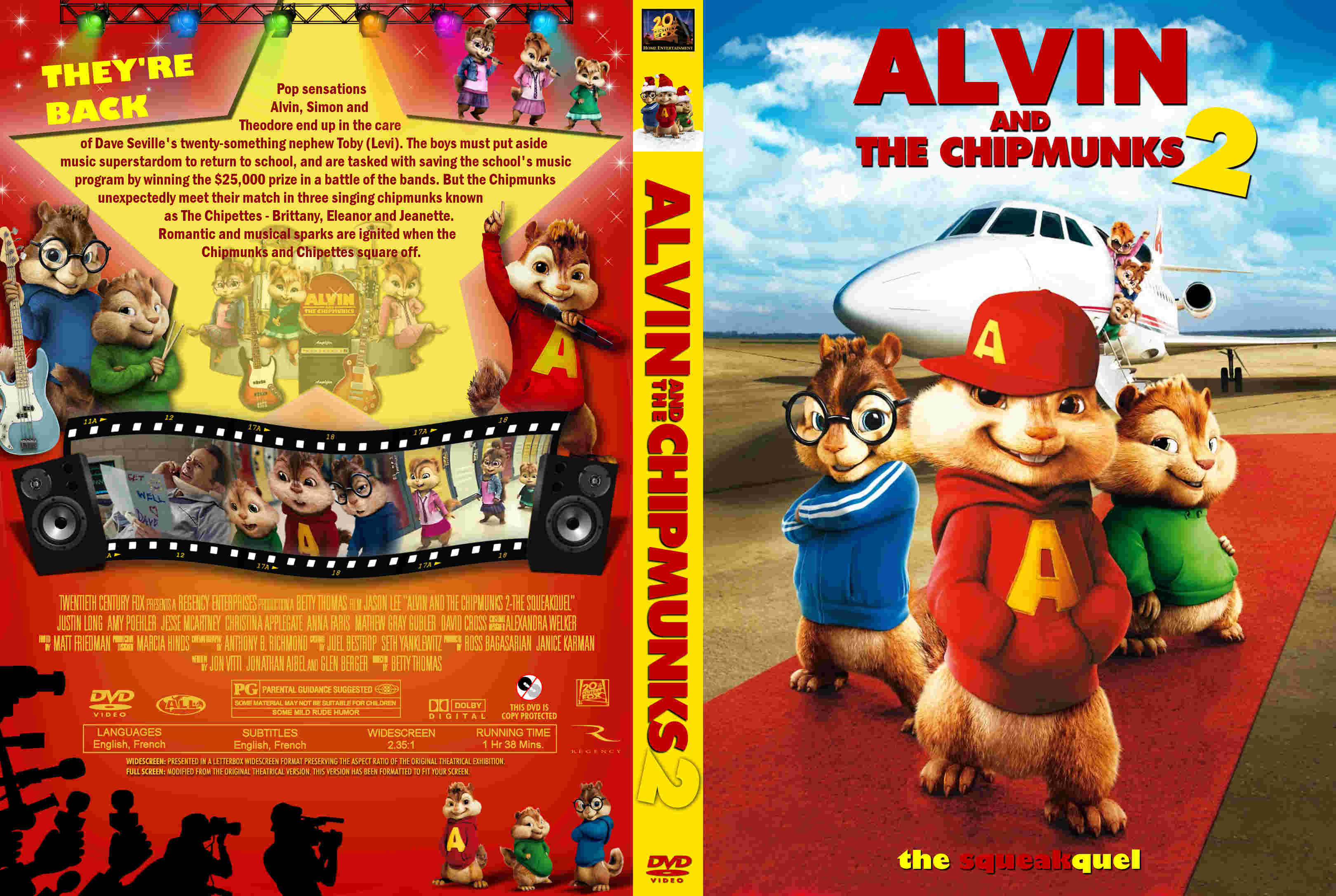 Alvin and the Chipmunks: The Squeakquel (2009) - front.