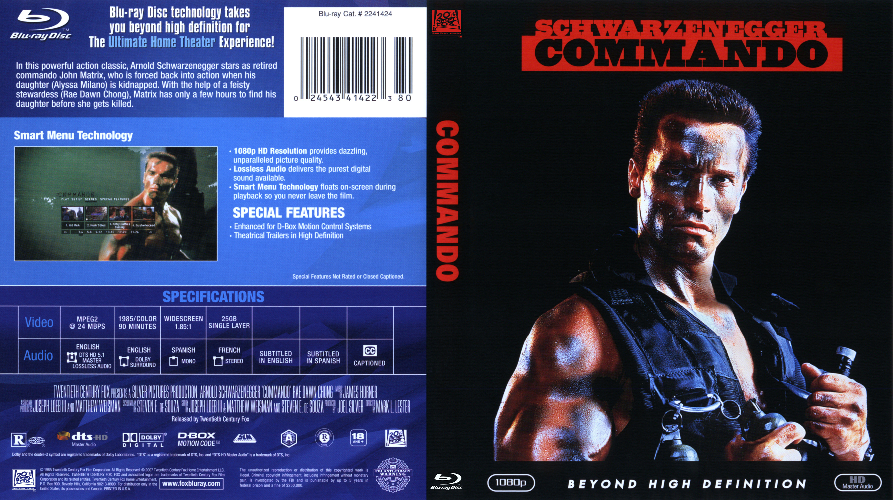 Covers Box Sk Commando Blu Ray High Quality Dvd Blueray Movie