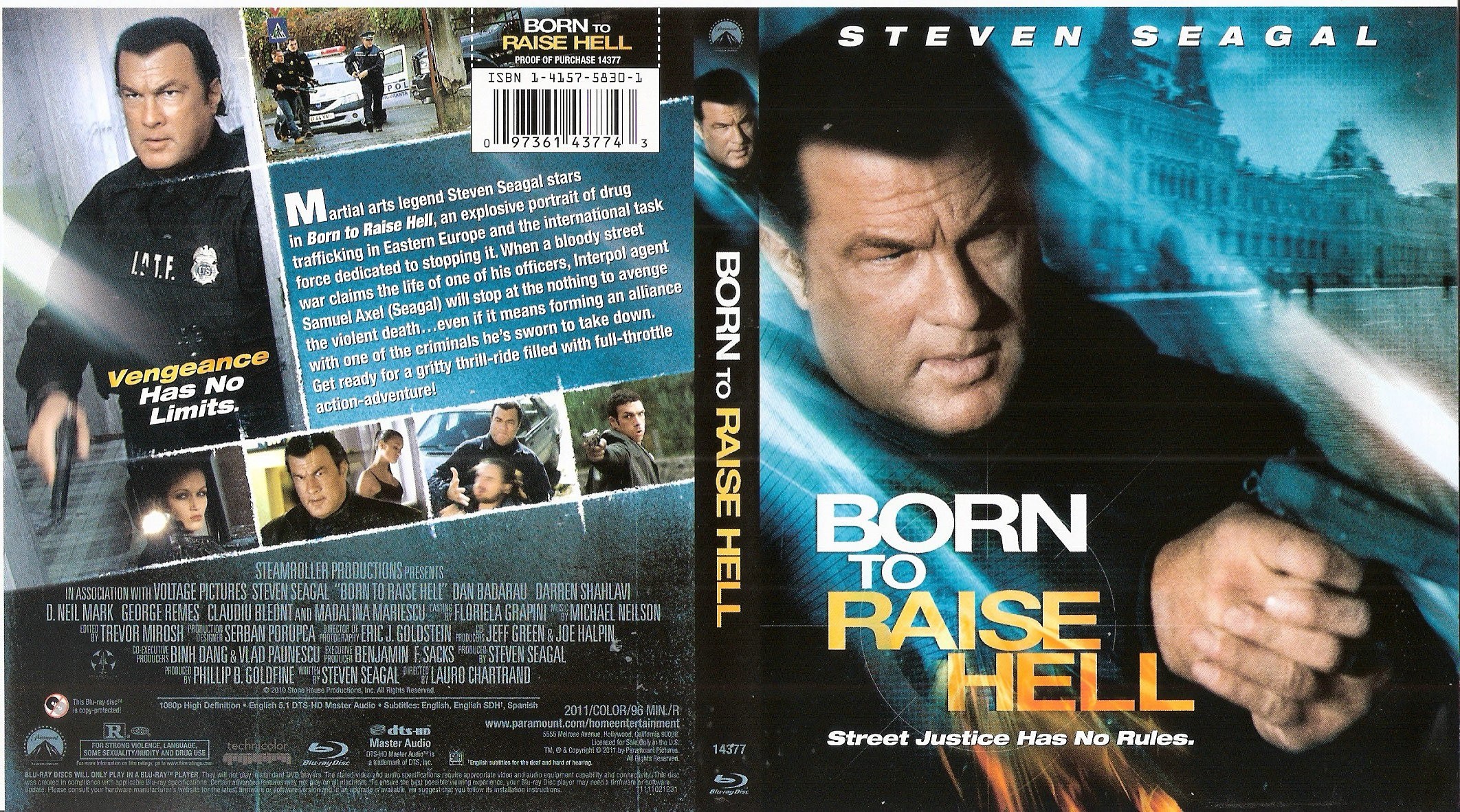 born to raise hell (2010) - front back.
