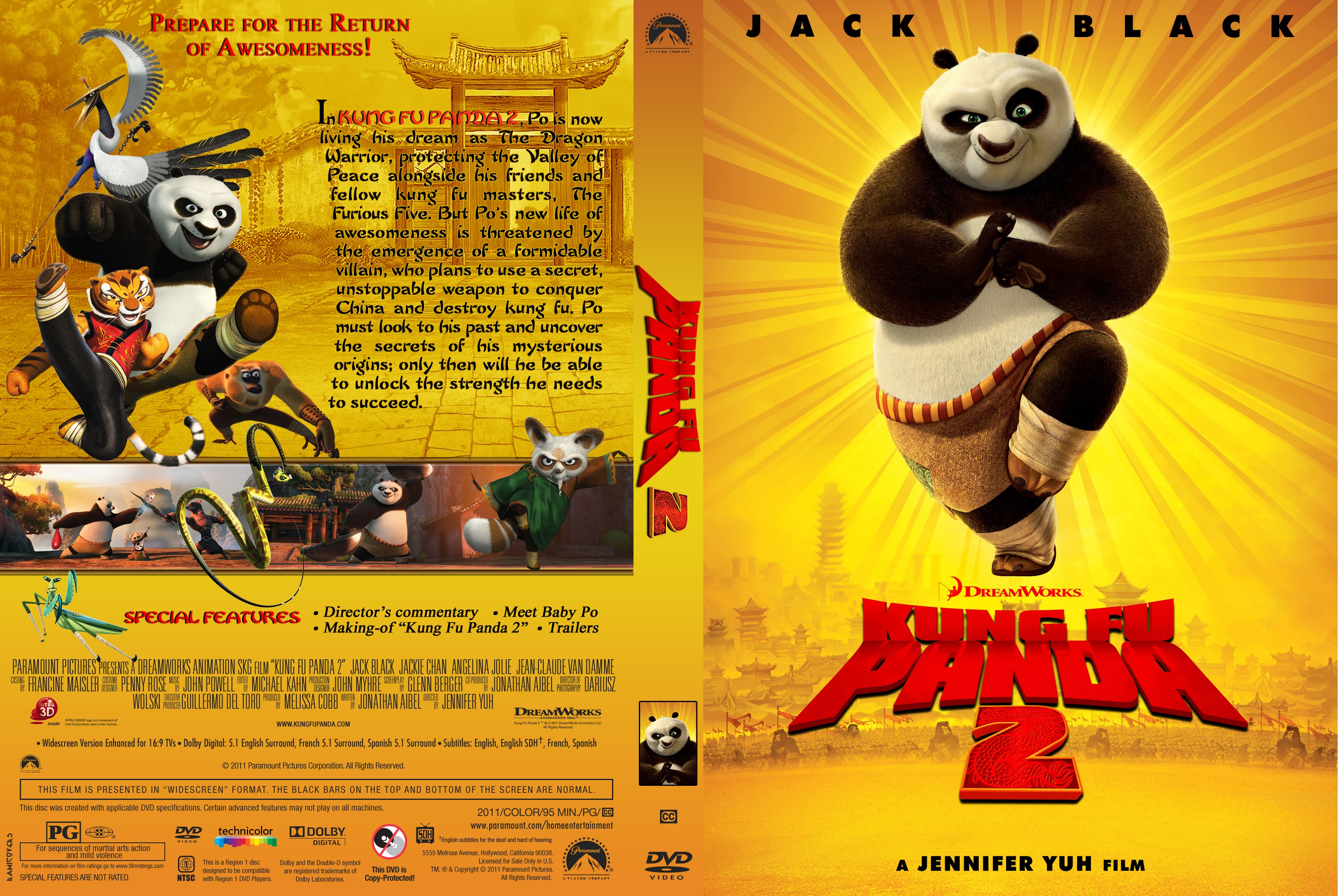 kung fu panda dvd cover