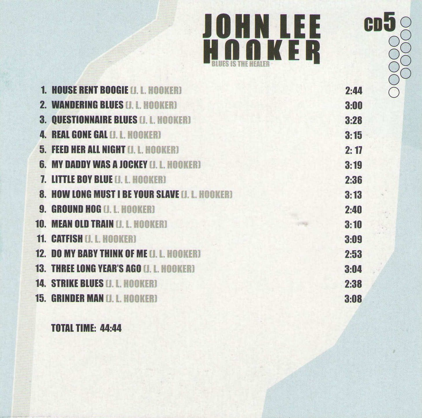  ::: john lee hooker - blues is the healer (CD 05) - high  quality DVD / Blueray / Movie