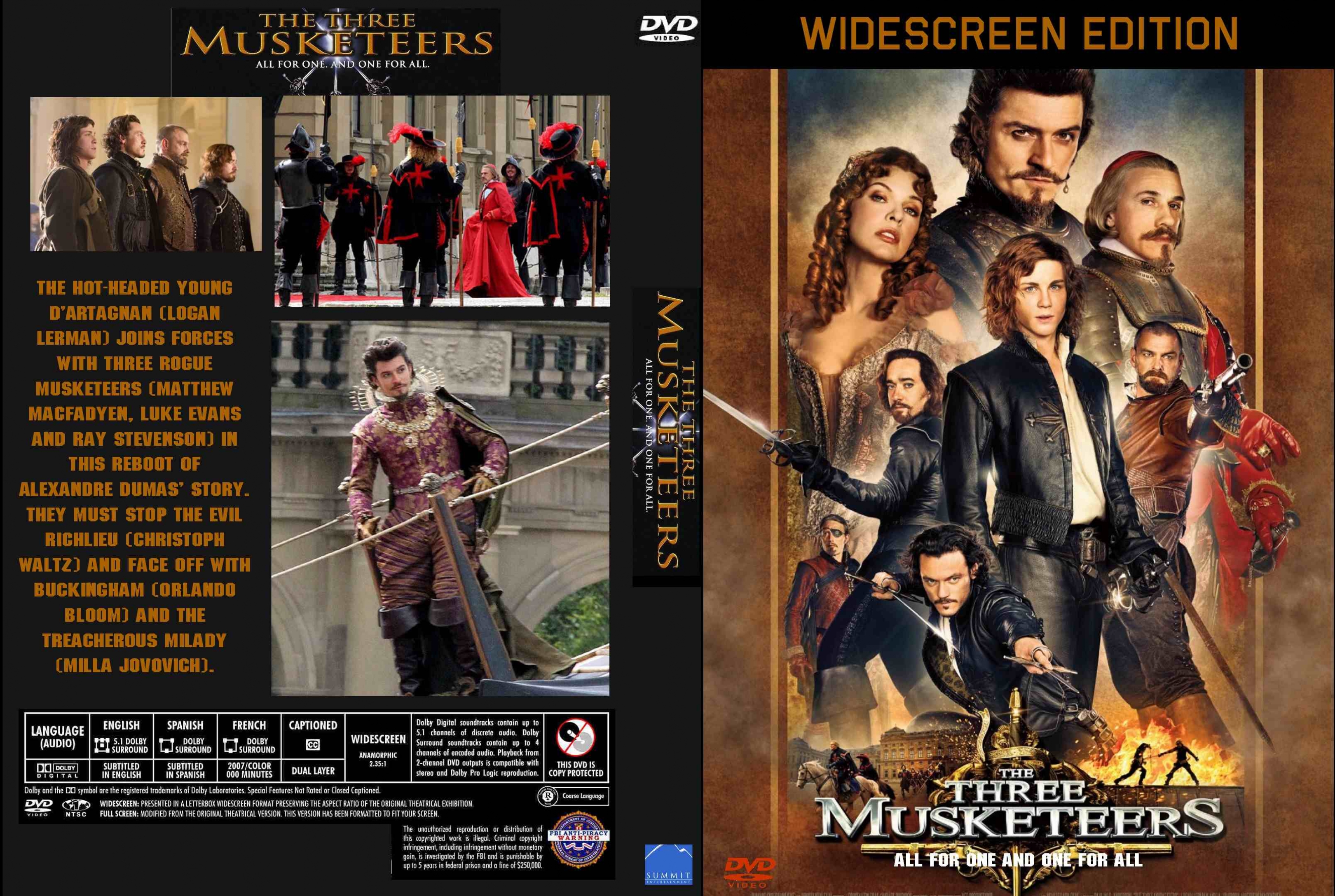 the three musketeers (2011) - front back.