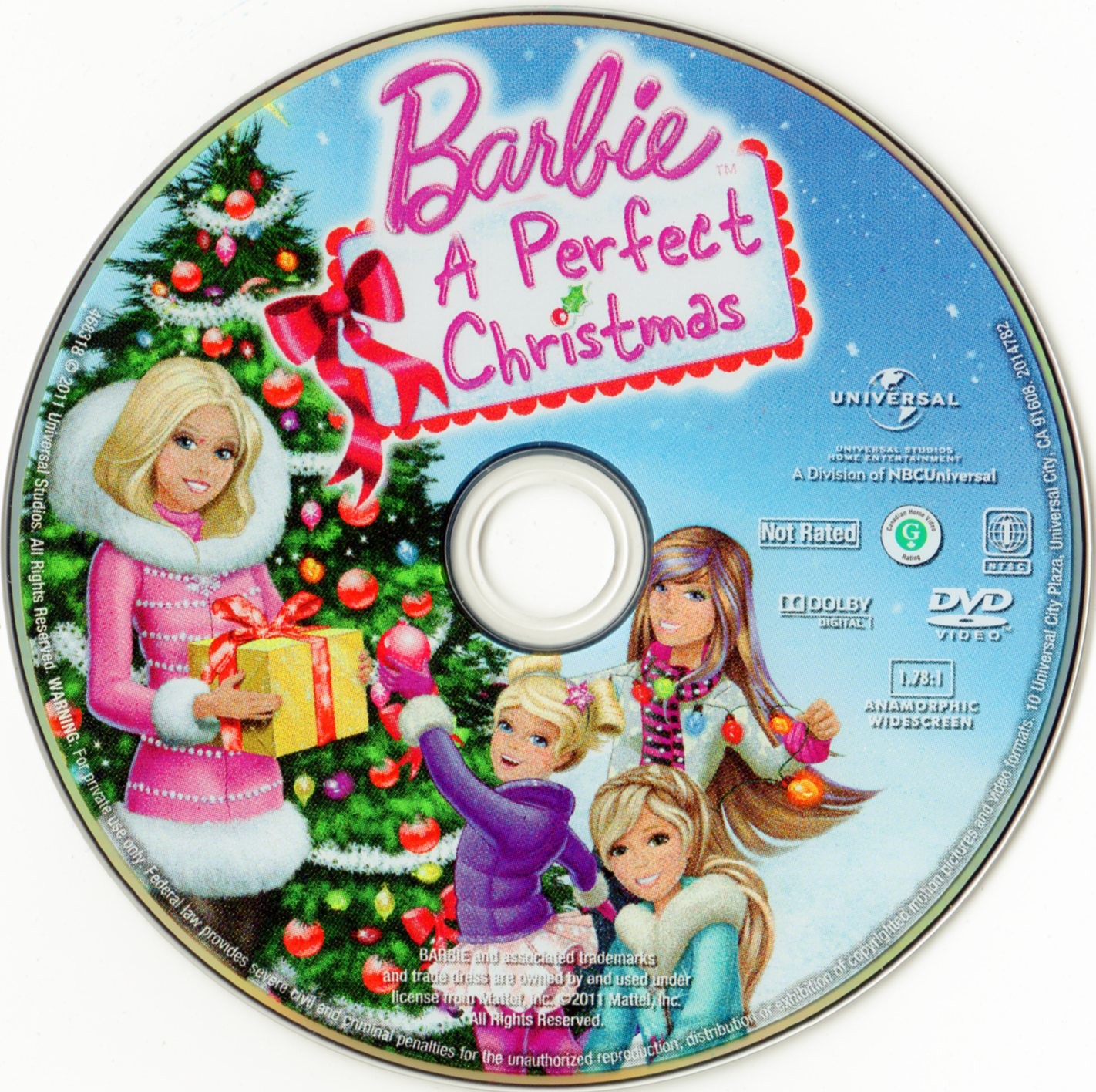barbie a perfect christmas dvd