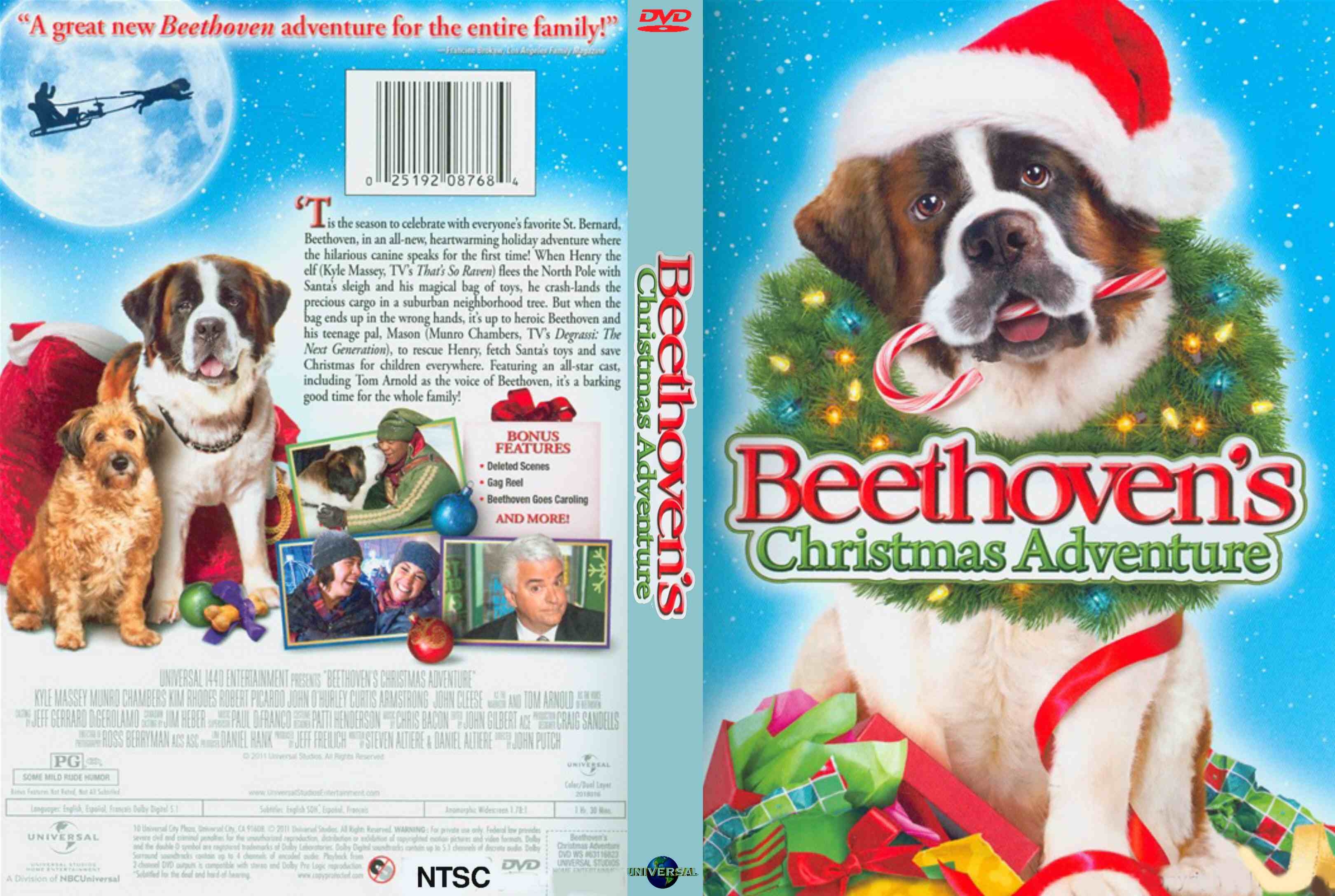 Covers box sk beethoven s christmas adventure 2011 high quality