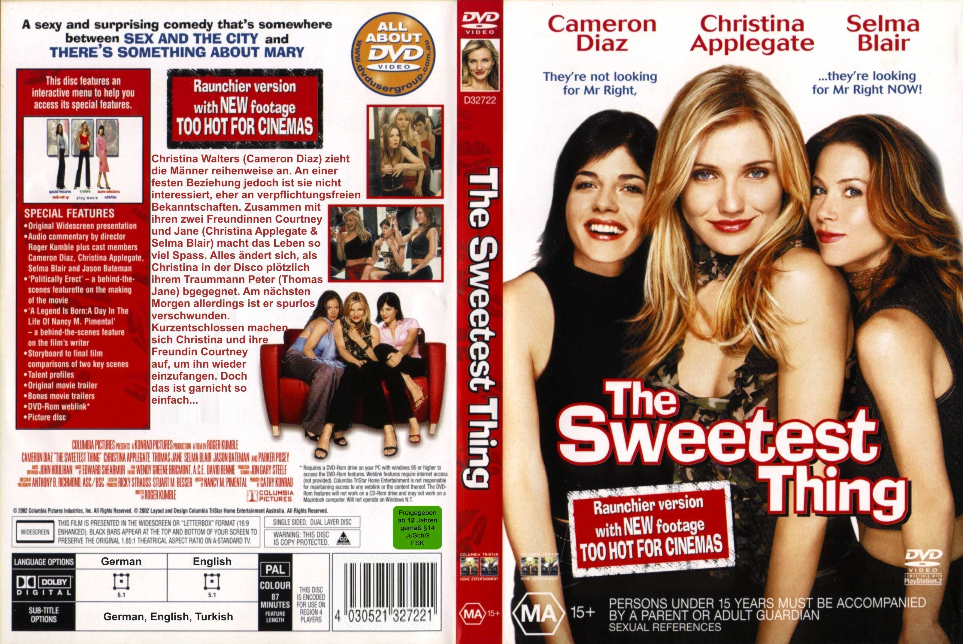 The Sweetest Thing - DVD
