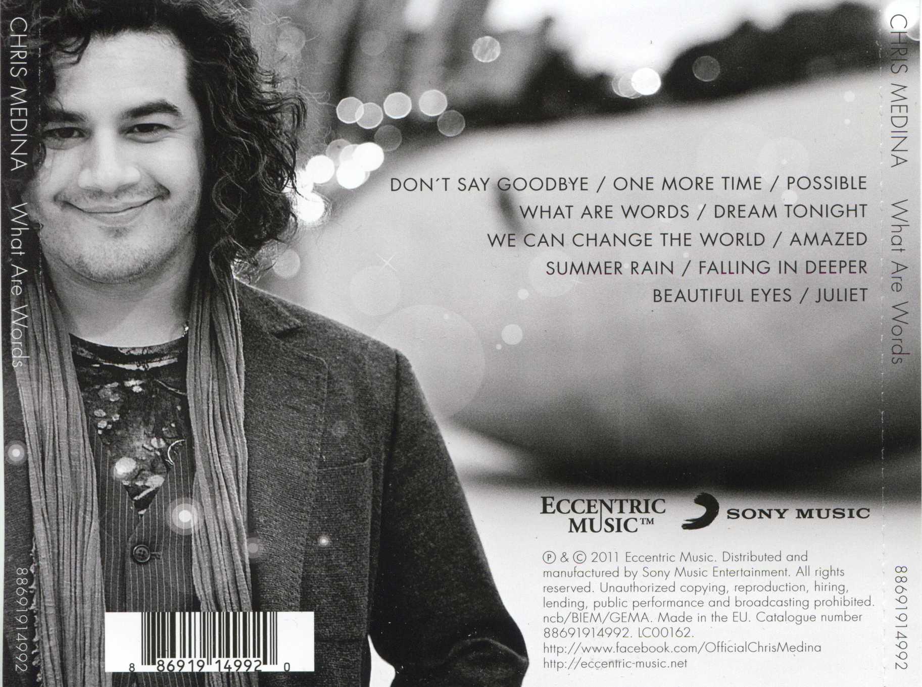 COVERS.BOX.SK ::: chris medina what are words - high quality DVD Blueray / Movie
