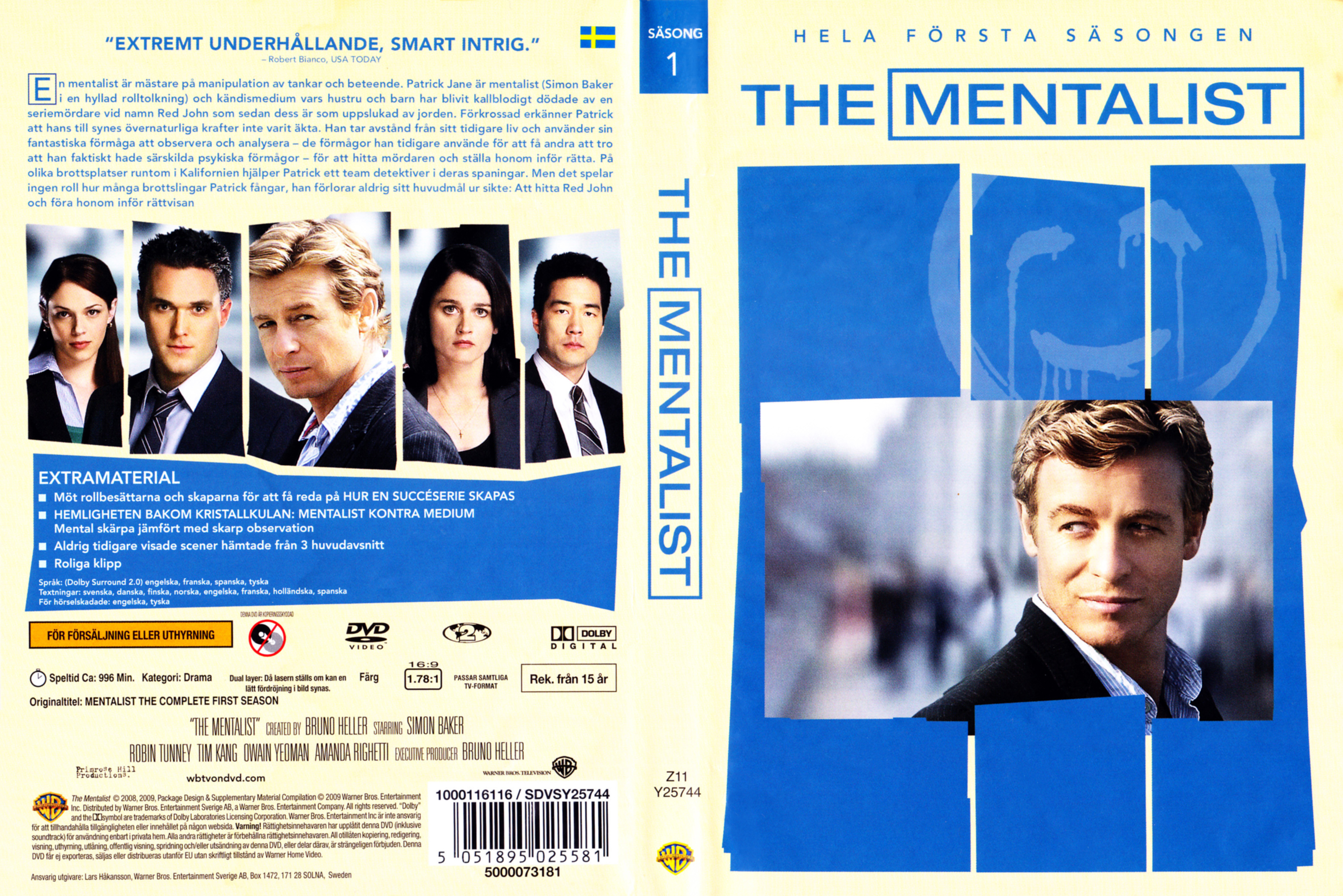 COVERS.BOX.SK ::: Mentalist high quality DVD / Blueray / Movie