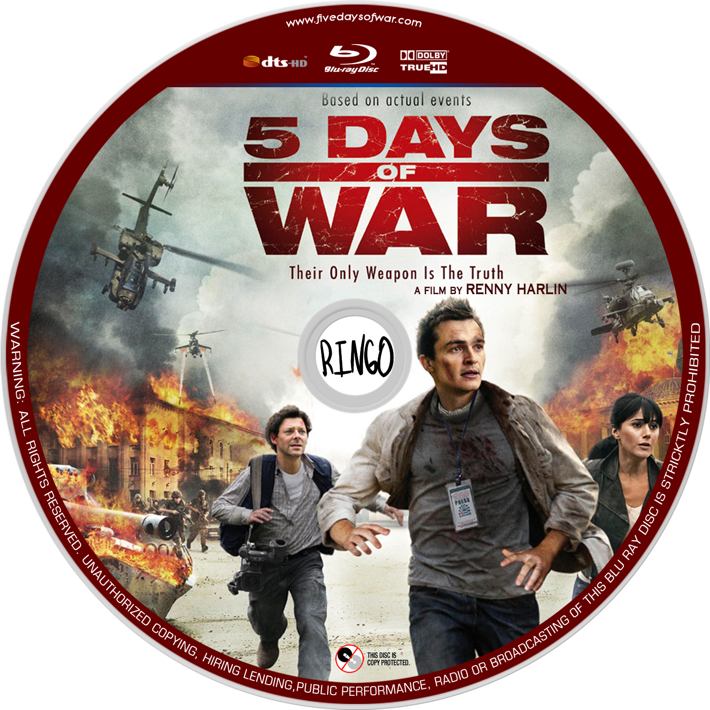 Covers Box Sk 5 Days Of War High Quality Dvd Blueray Movie