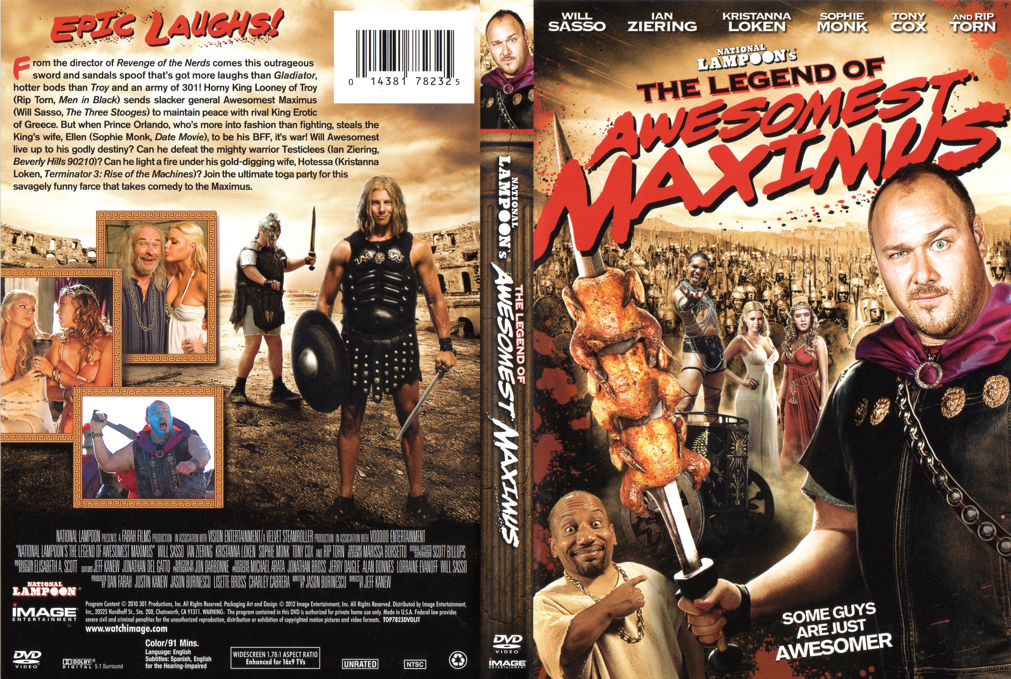 the legend of awesomest maximus (2011) - front back.
