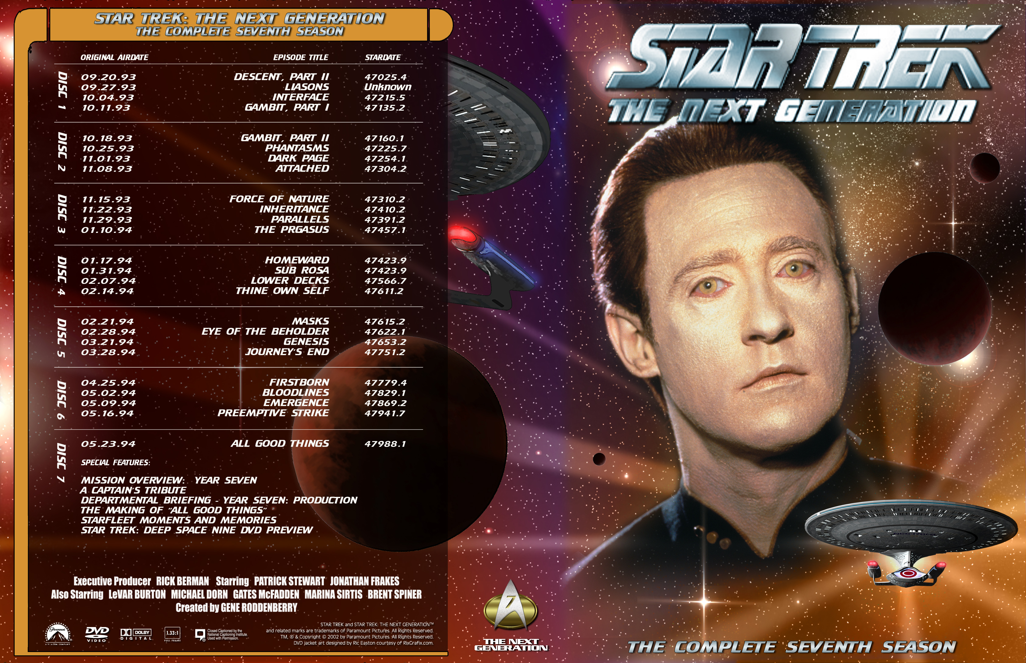 COVERS.BOX.SK ::: Trek Next Generation [imdb-dl5] - high quality DVD / Blueray / Movie