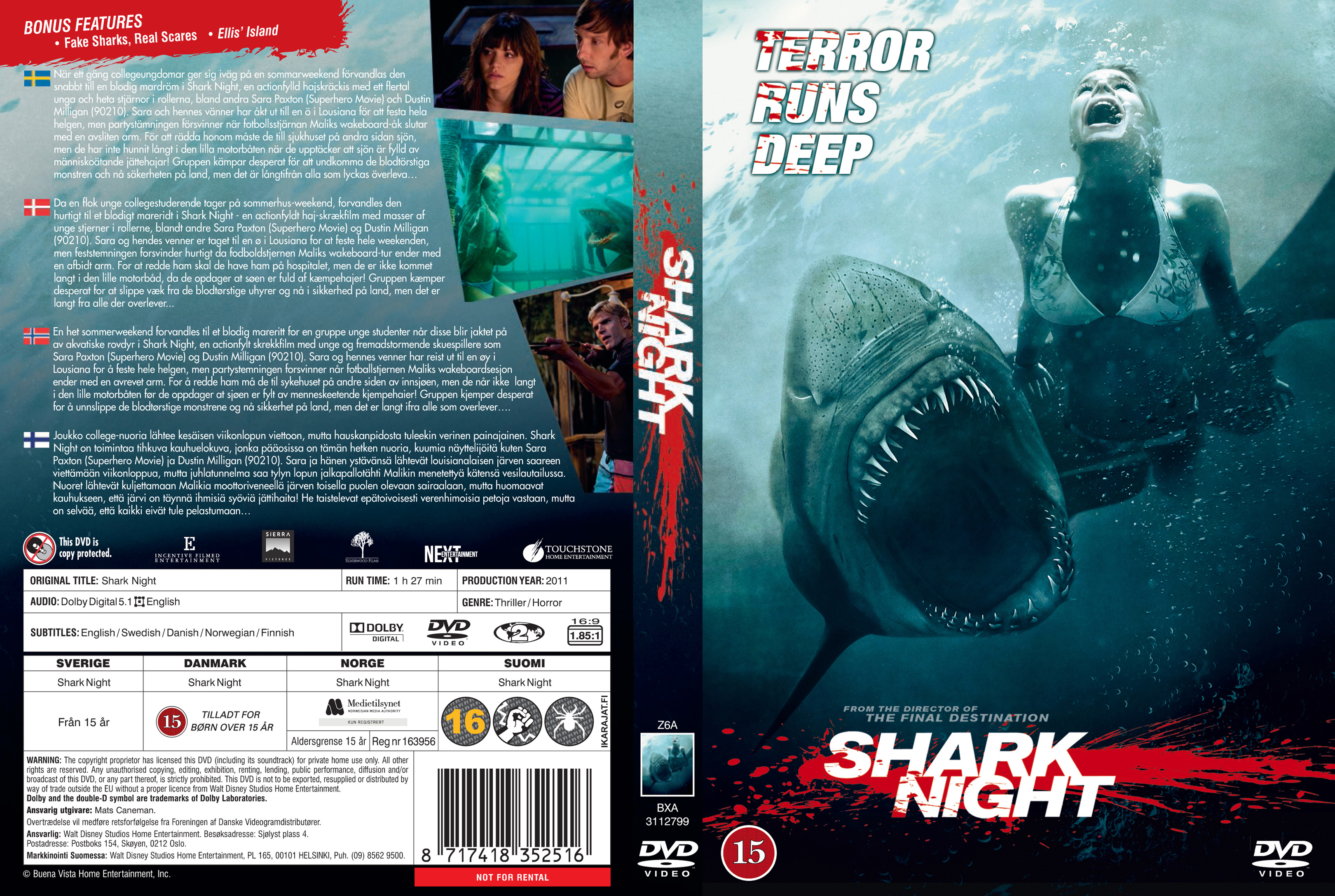 COVERS.BOX.SK ::: Shark Night - high quality DVD / Blueray / Movie