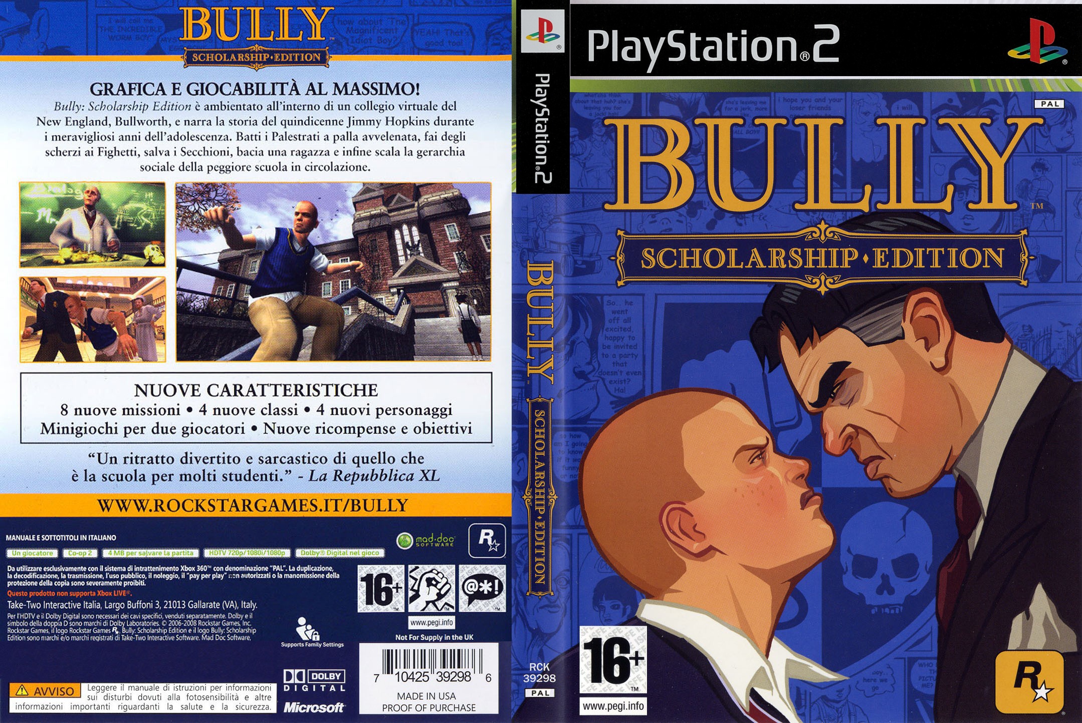 bully ps2 cover