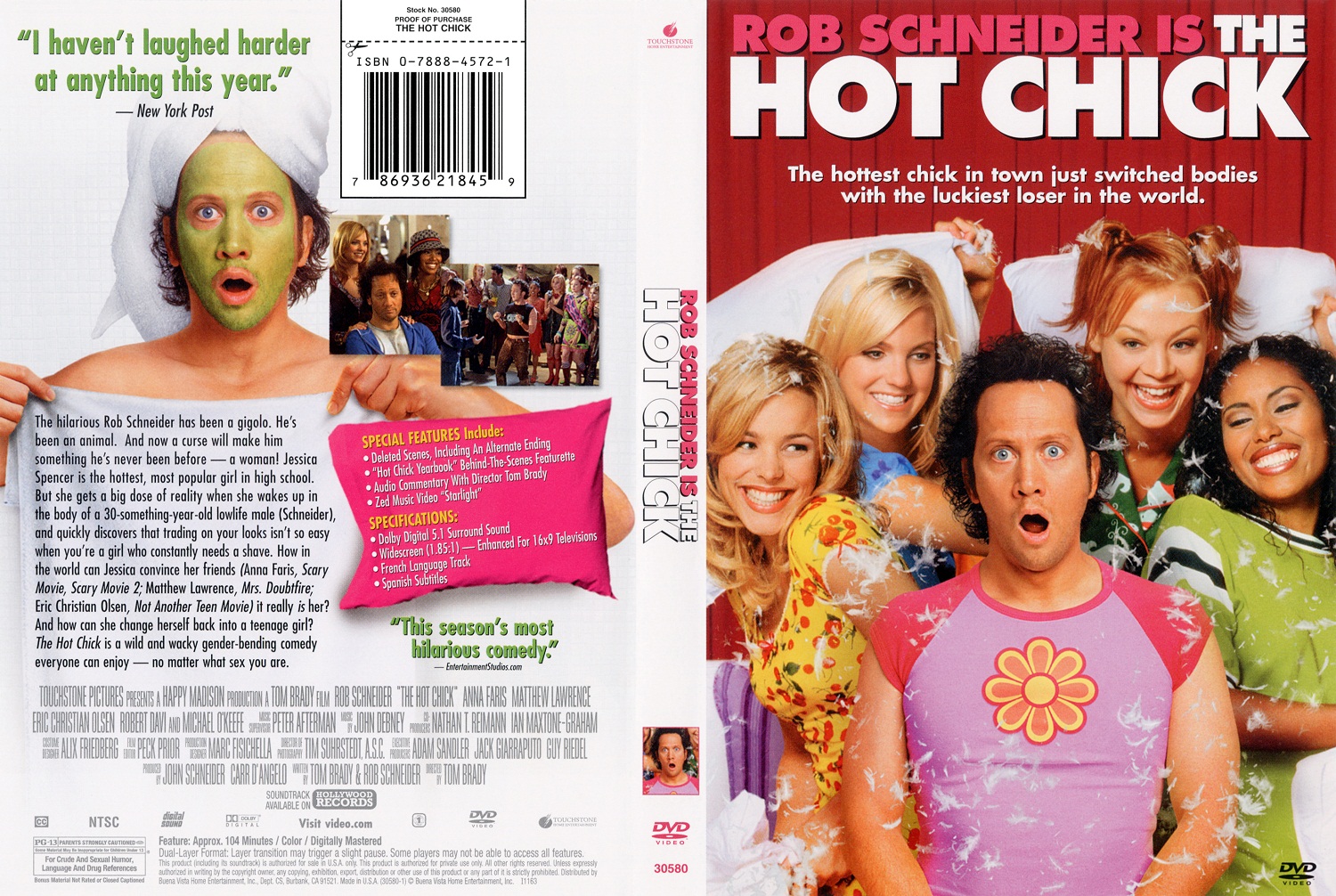 the hot chick 2002 imdb-dl5 - front.