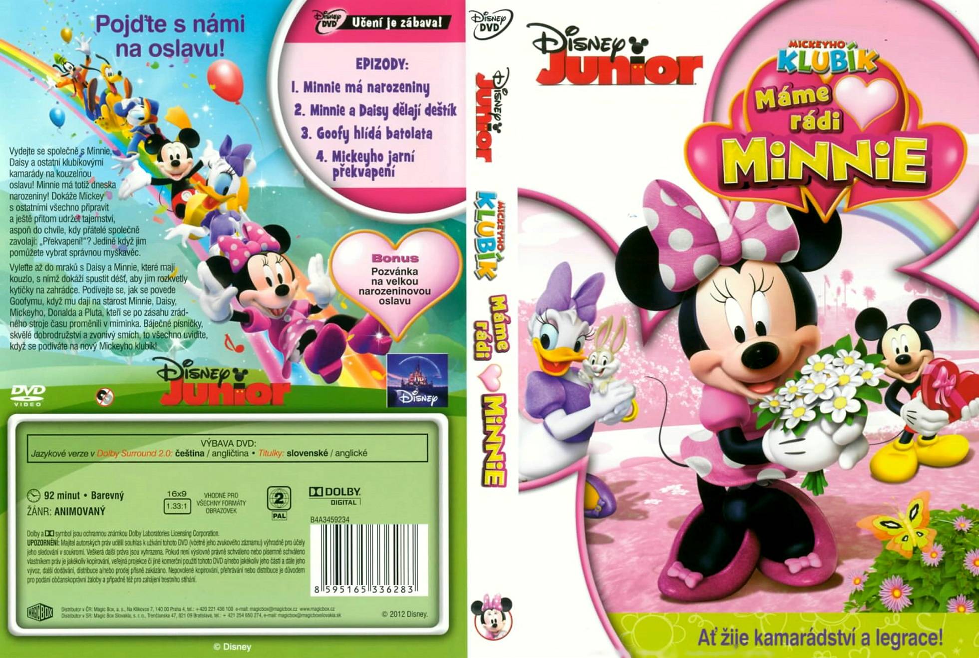 Mickey mouse clubhouse pop star minnie dvd menu