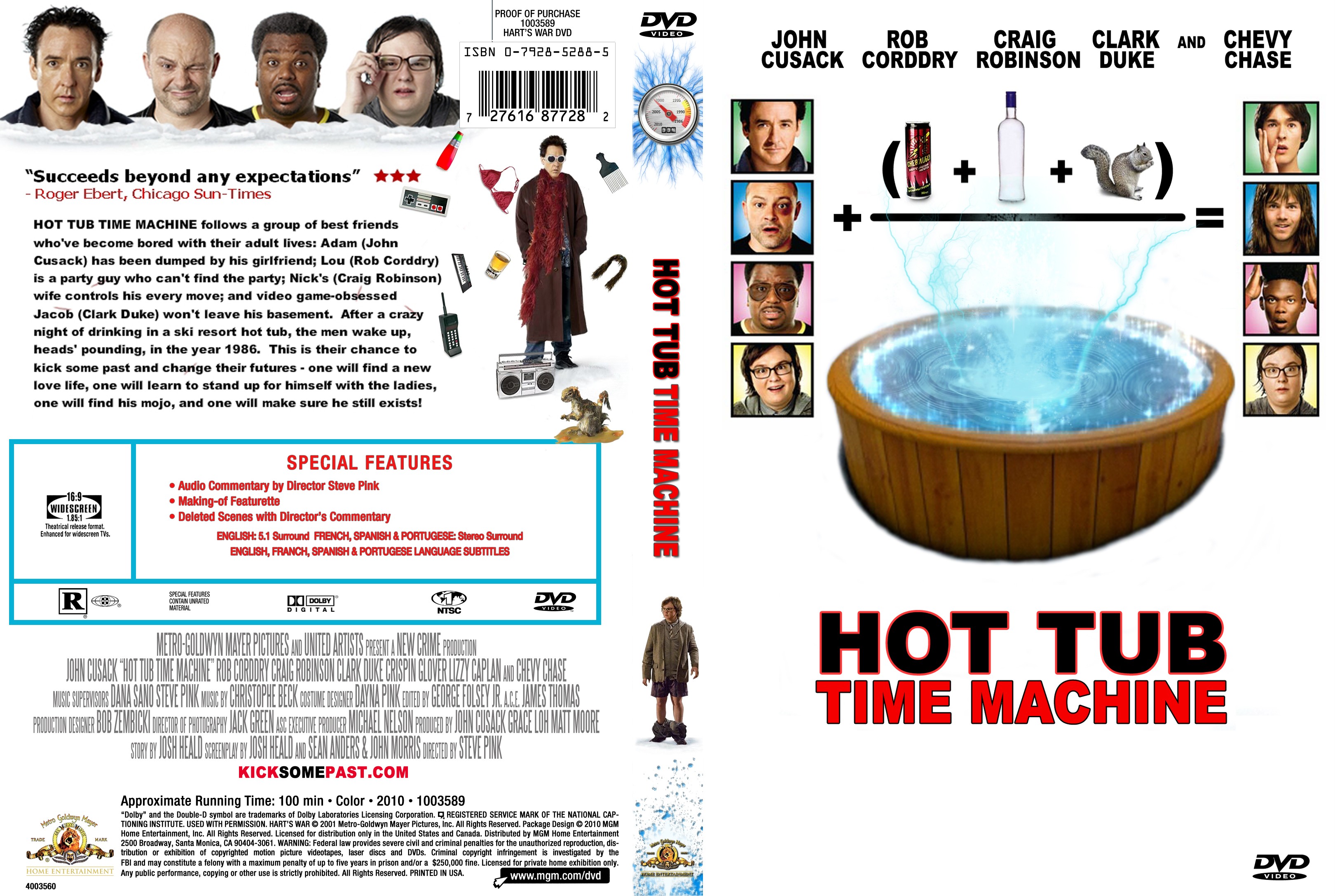 hot tub time machine (2010) - front back.