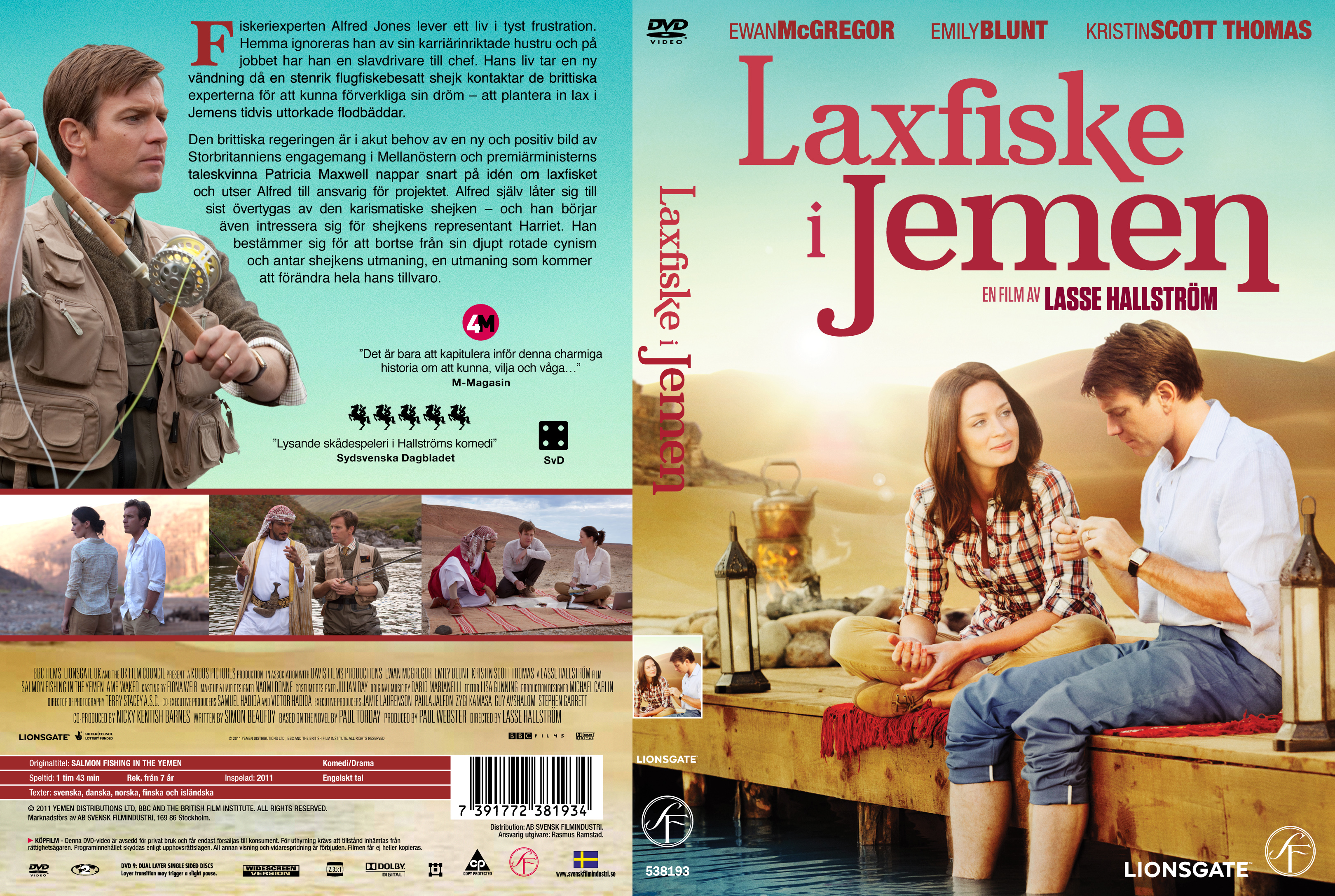 COVERS.BOX.SK ::: Salmon Fishing in the Yemen - Laxfiske i Jemen - high  quality DVD / Blueray / Movie