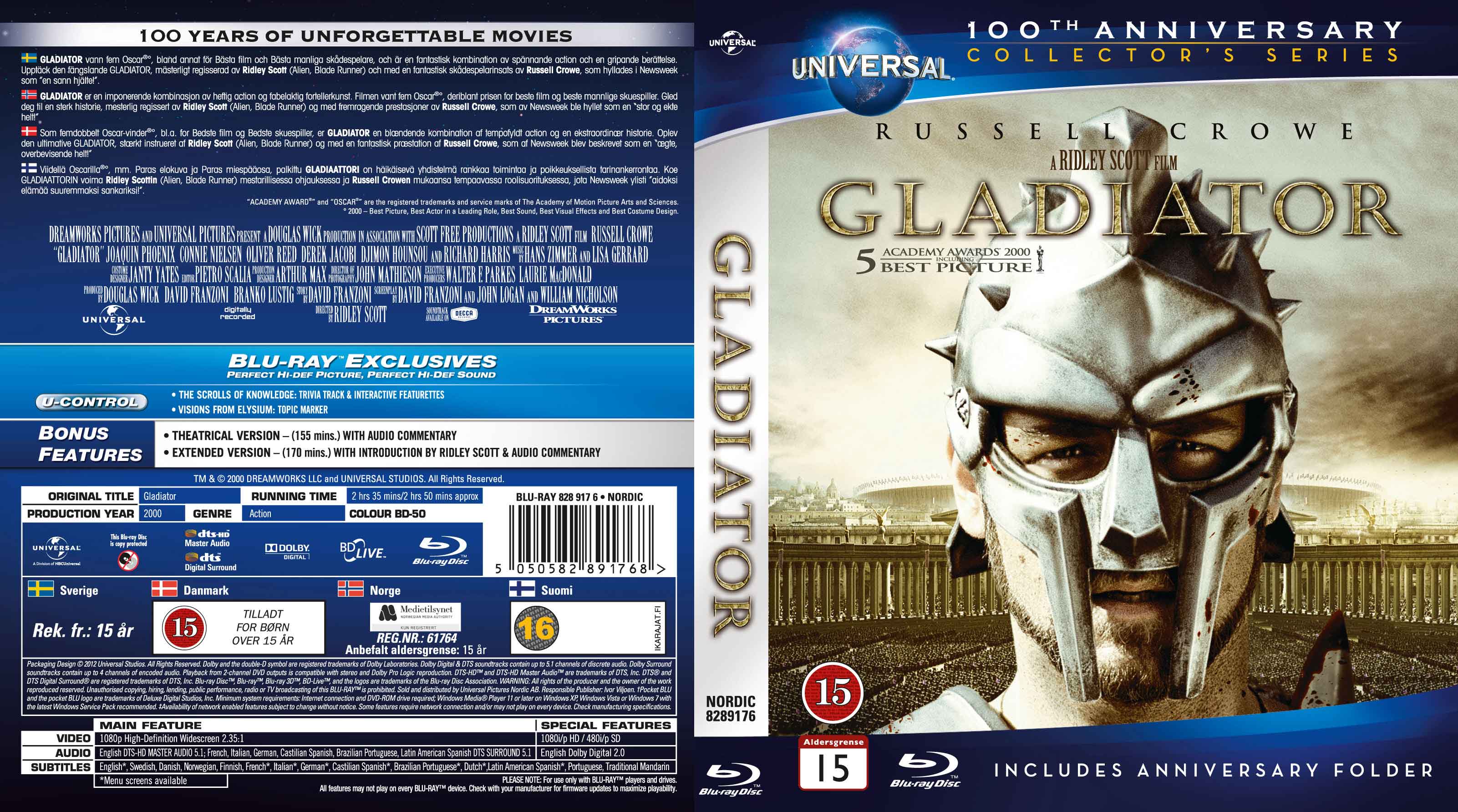 academy awards gladiator 2000 torrent