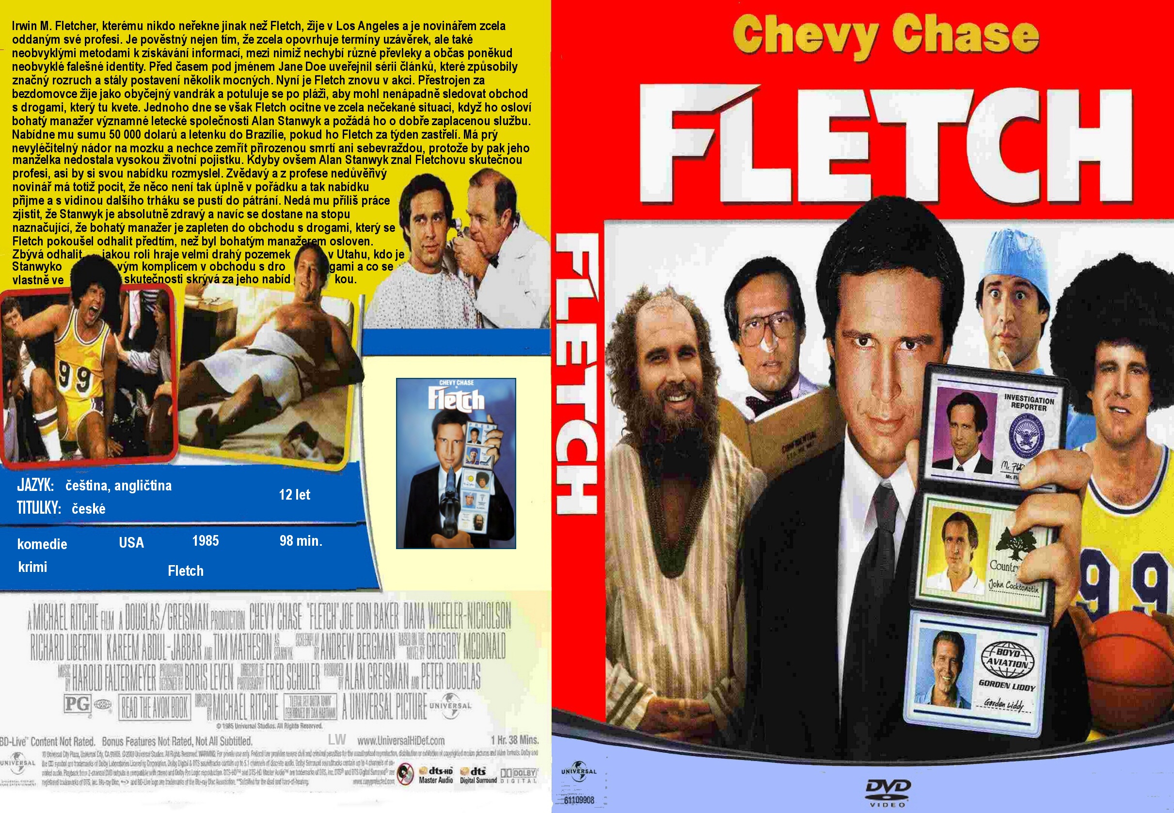 COVERS.BOX.SK ::: Fletch - high quality DVD / Blueray / Movie