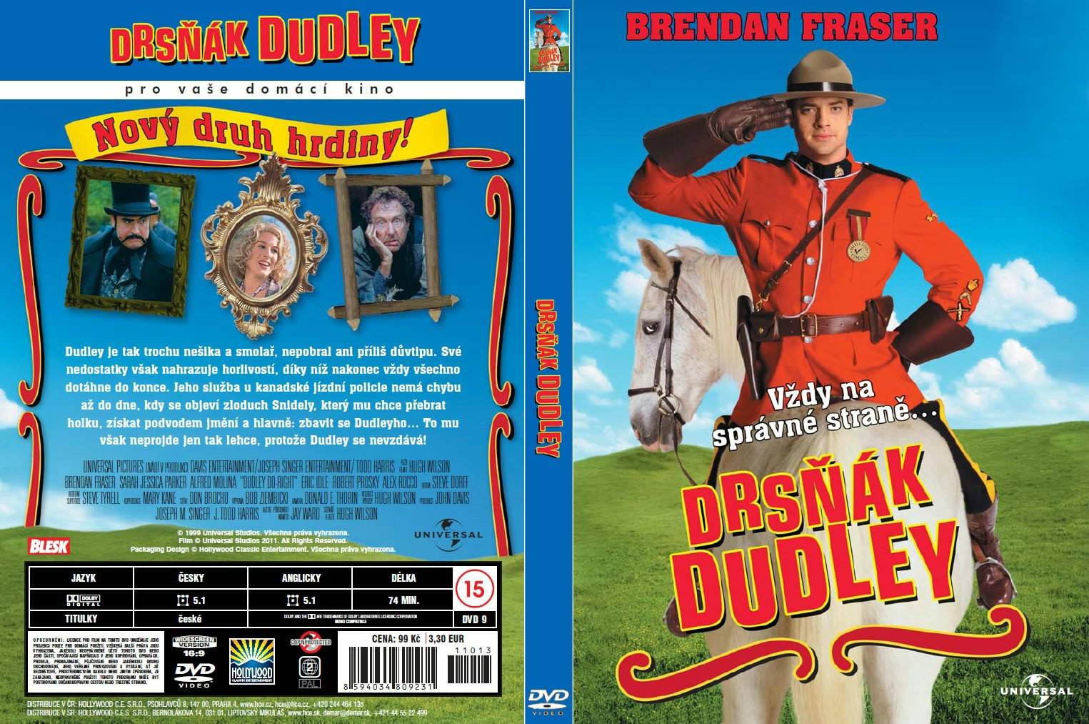Dudley Do-Right (1999) - front.
