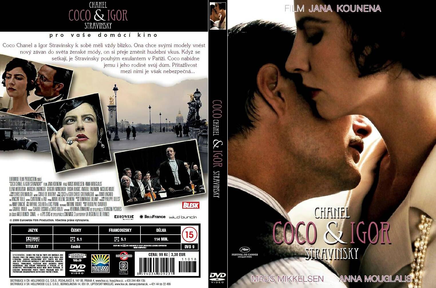COVERS.BOX.SK ::: coco chanel & igor stravinsky - high quality DVD /  Blueray / Movie
