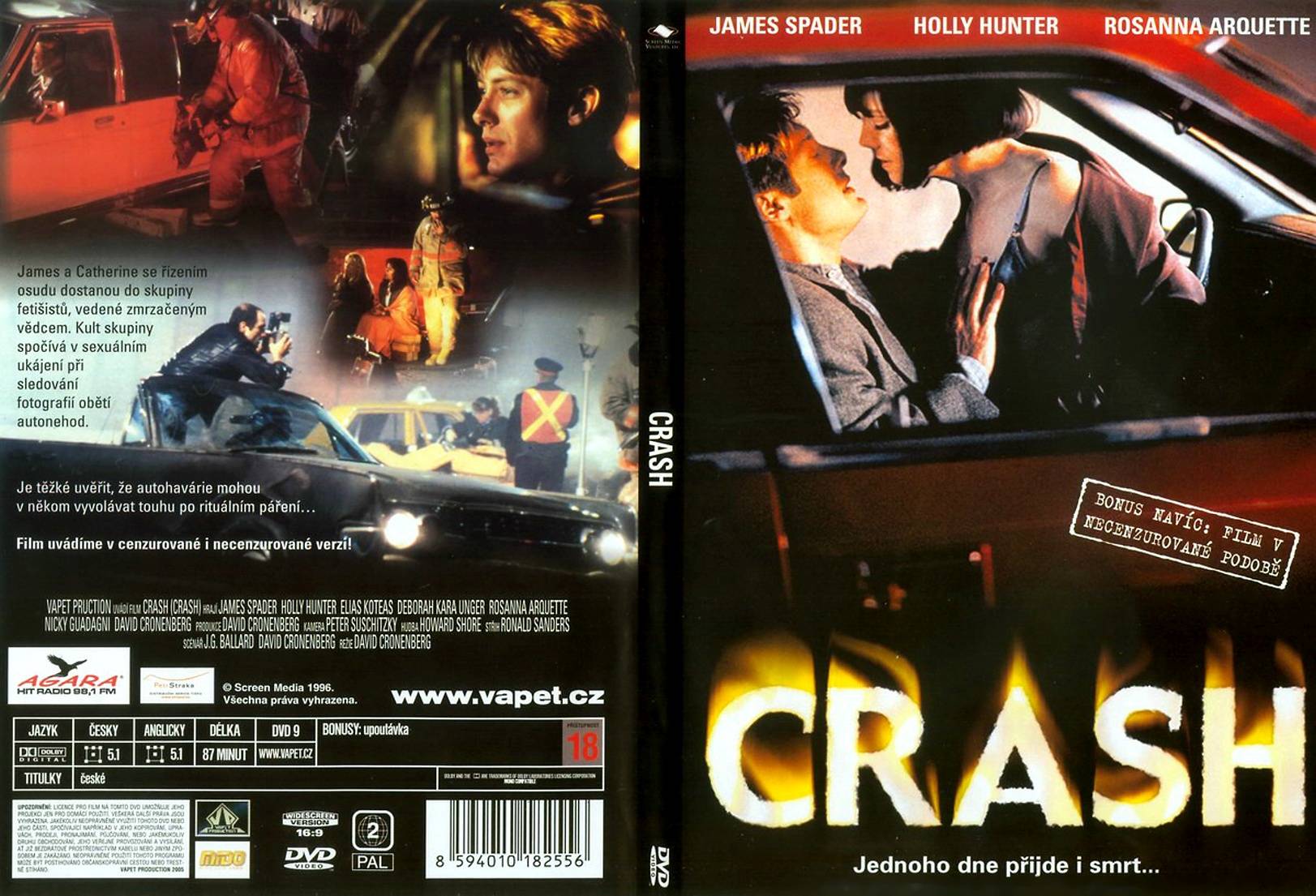 COVERS.BOX.SK ::: Crash (1996) - high quality DVD ...