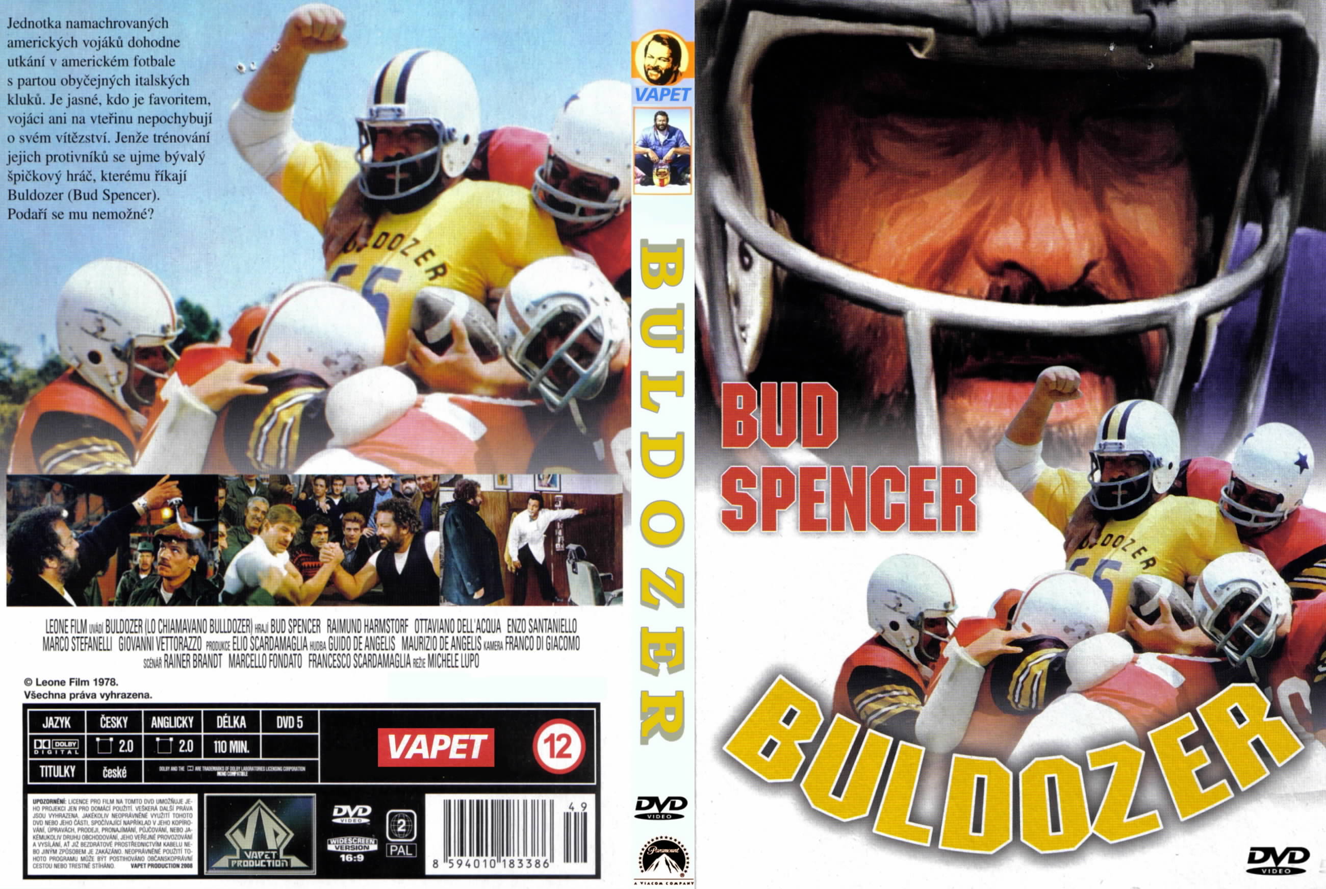 Covers Box Sk Lo Chiamavano Bulldozer 1978 High Quality Dvd Blueray Movie