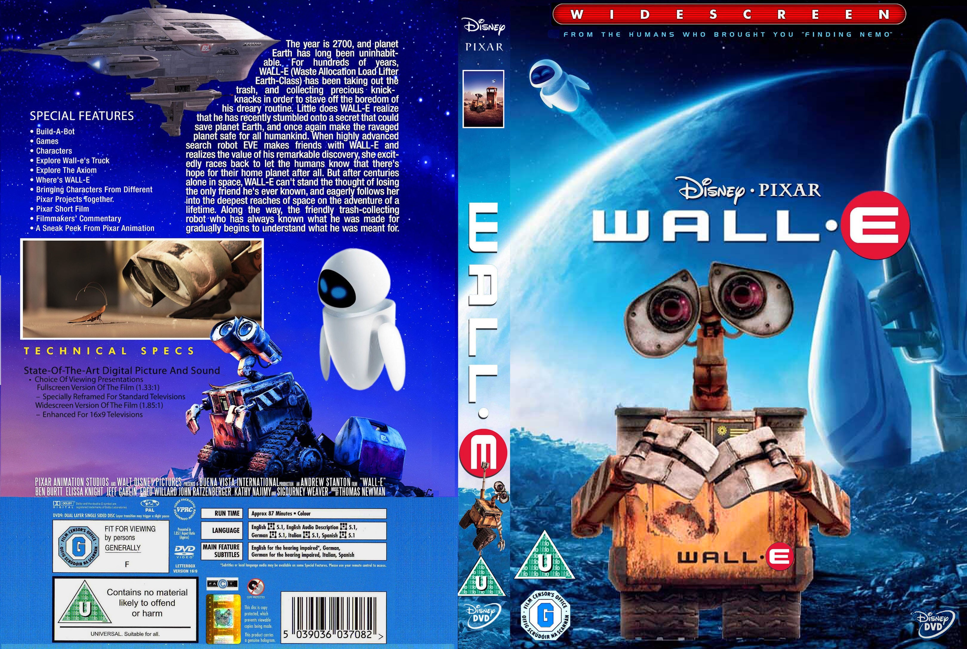 Covers Box Sk Wall E 08 Imdb Dl High Quality Dvd Blueray Movie