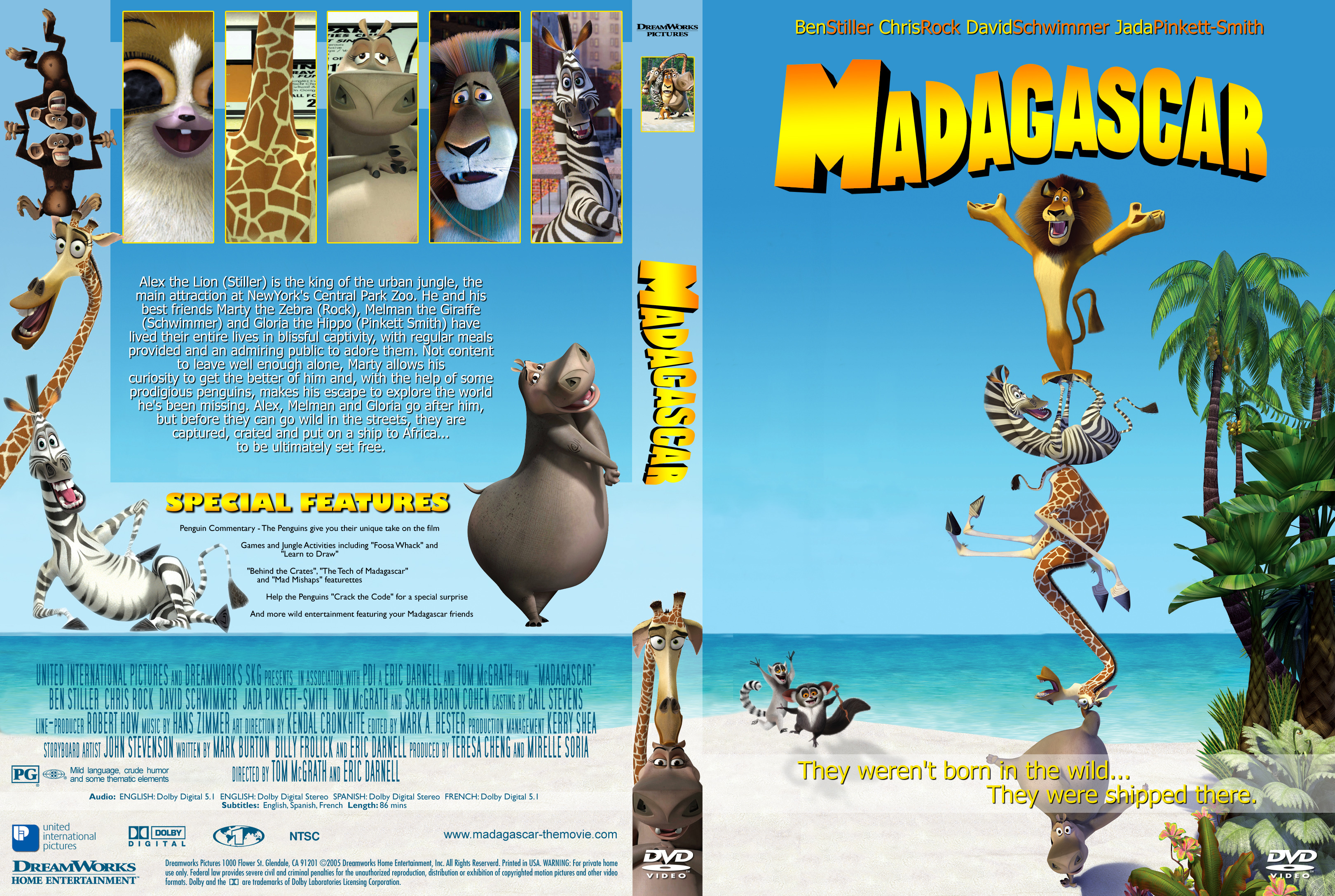 Covers Box Sk Madagascar 05 Imdb Dl High Quality Dvd Blueray Movie