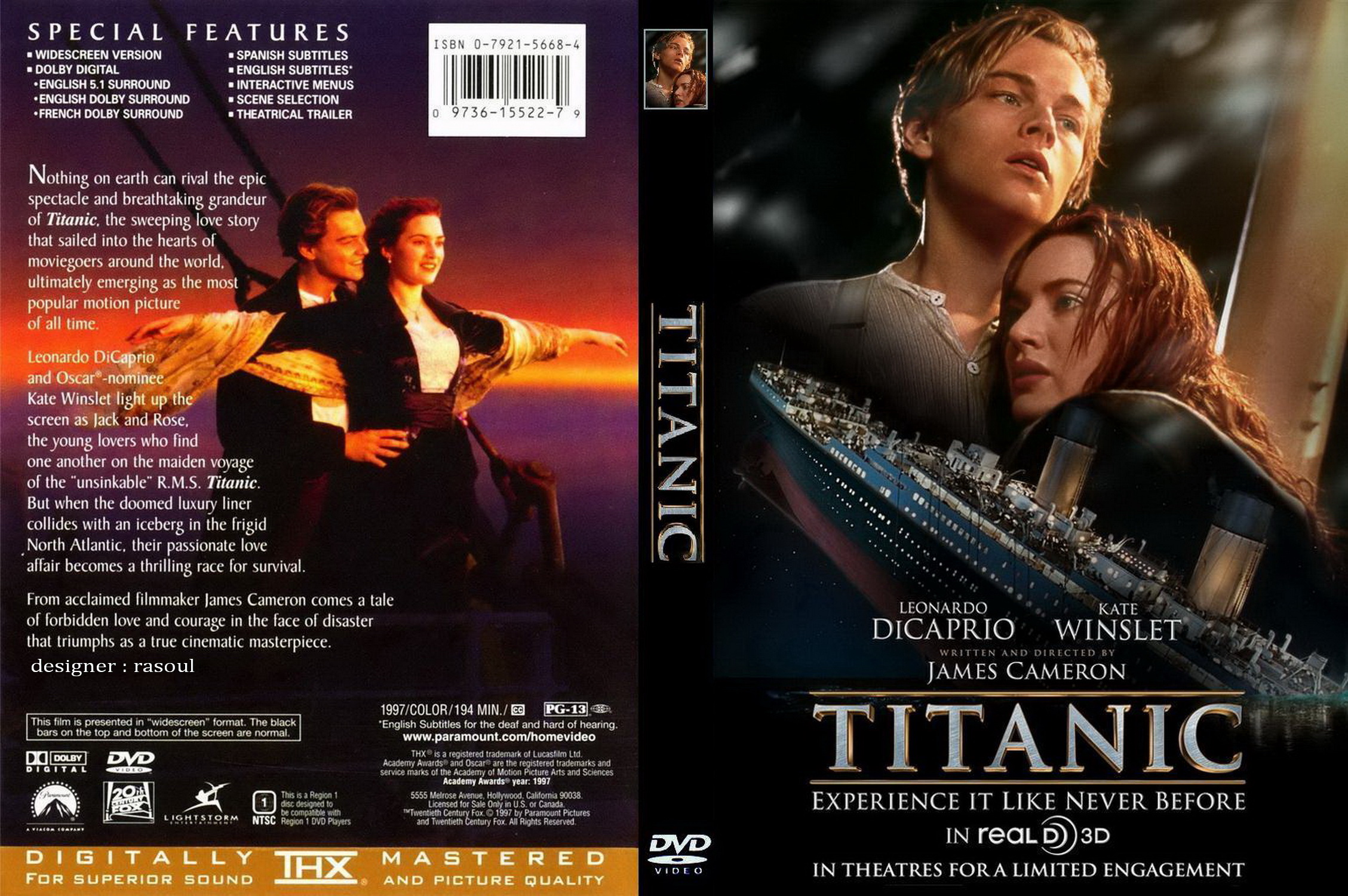  ::: Titanic cover 2 - high quality DVD / Blueray / Movie