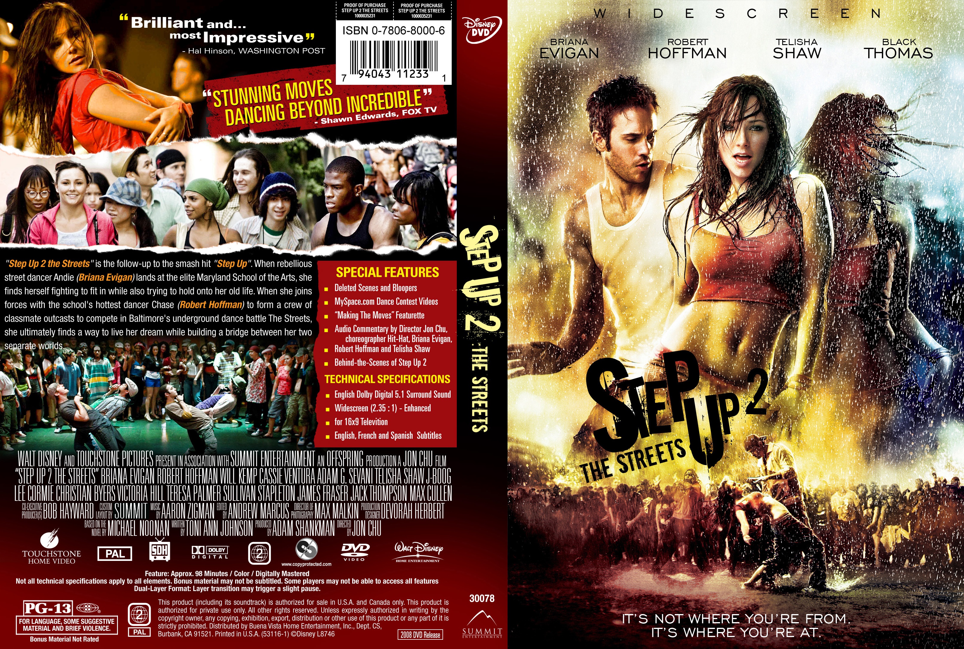 COVERS.BOX.SK ::: Step Up 2: The Streets (2008) - high quality DVD /  Blueray / Movie
