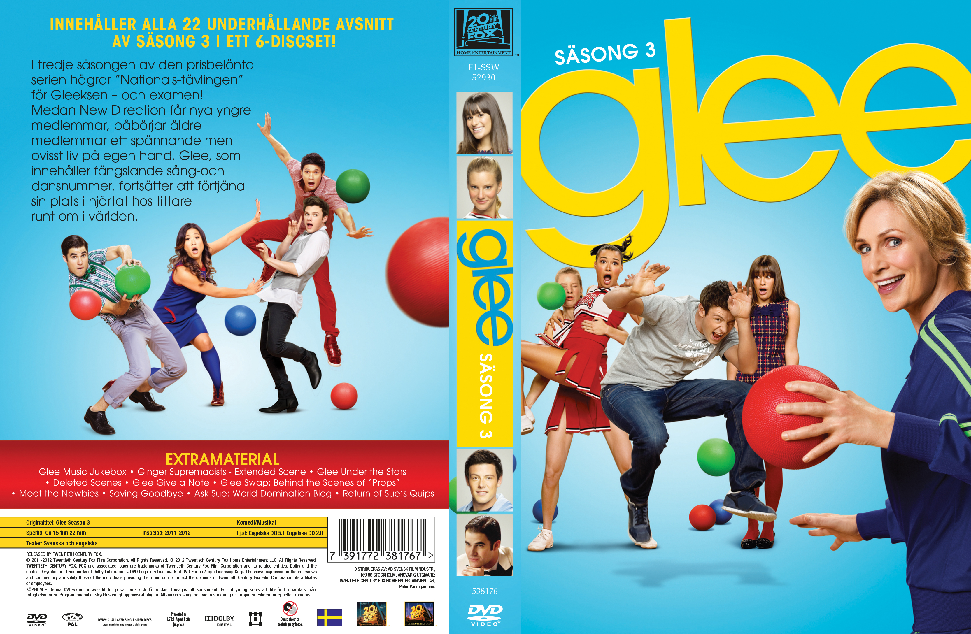 Covers Box Sk Glee Season 3 High Quality Dvd Blueray Movie