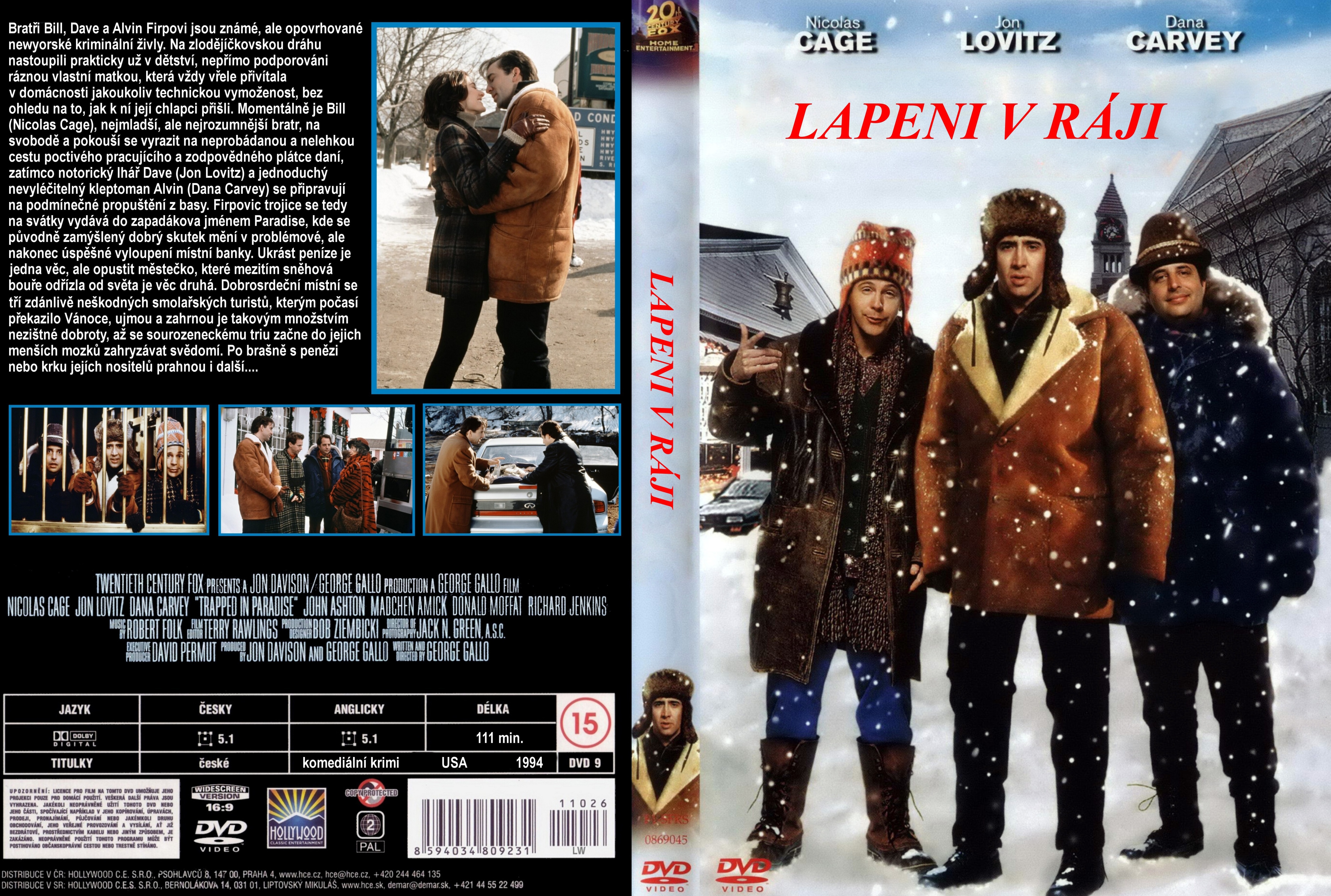 COVERS.BOX.SK ::: Trapped in Paradise (1994) - high quality DVD