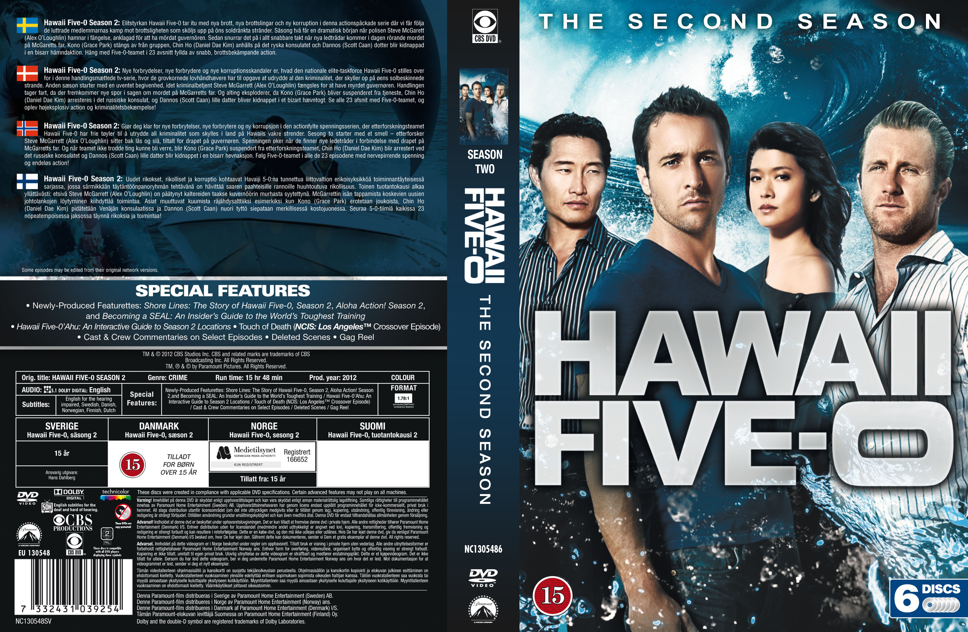 Covers Box Sk Hawaii Five 0 Season 2 Nordic High Quality Dvd Blueray Movie