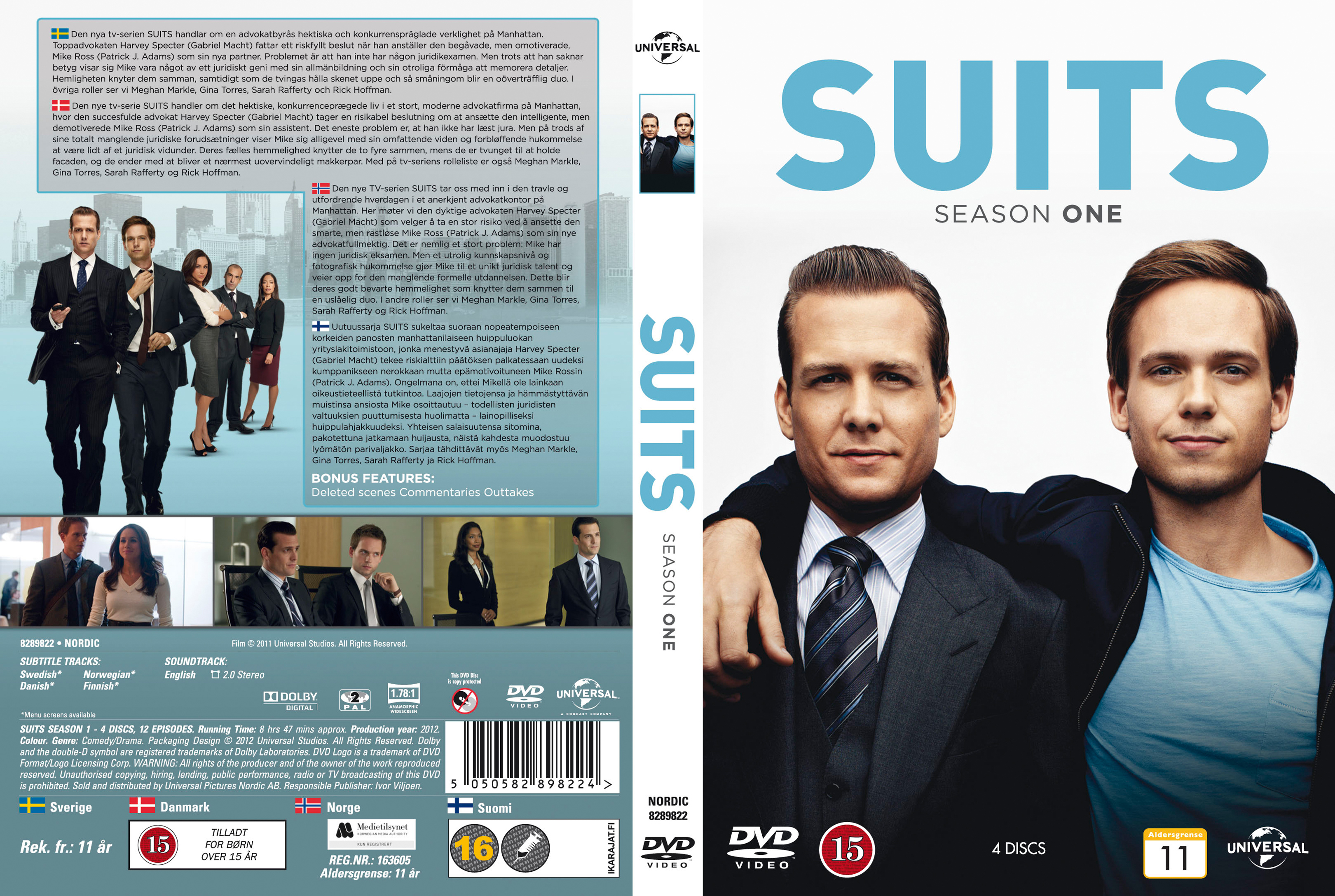 Suits - Season 1 (Nordic) - front.
