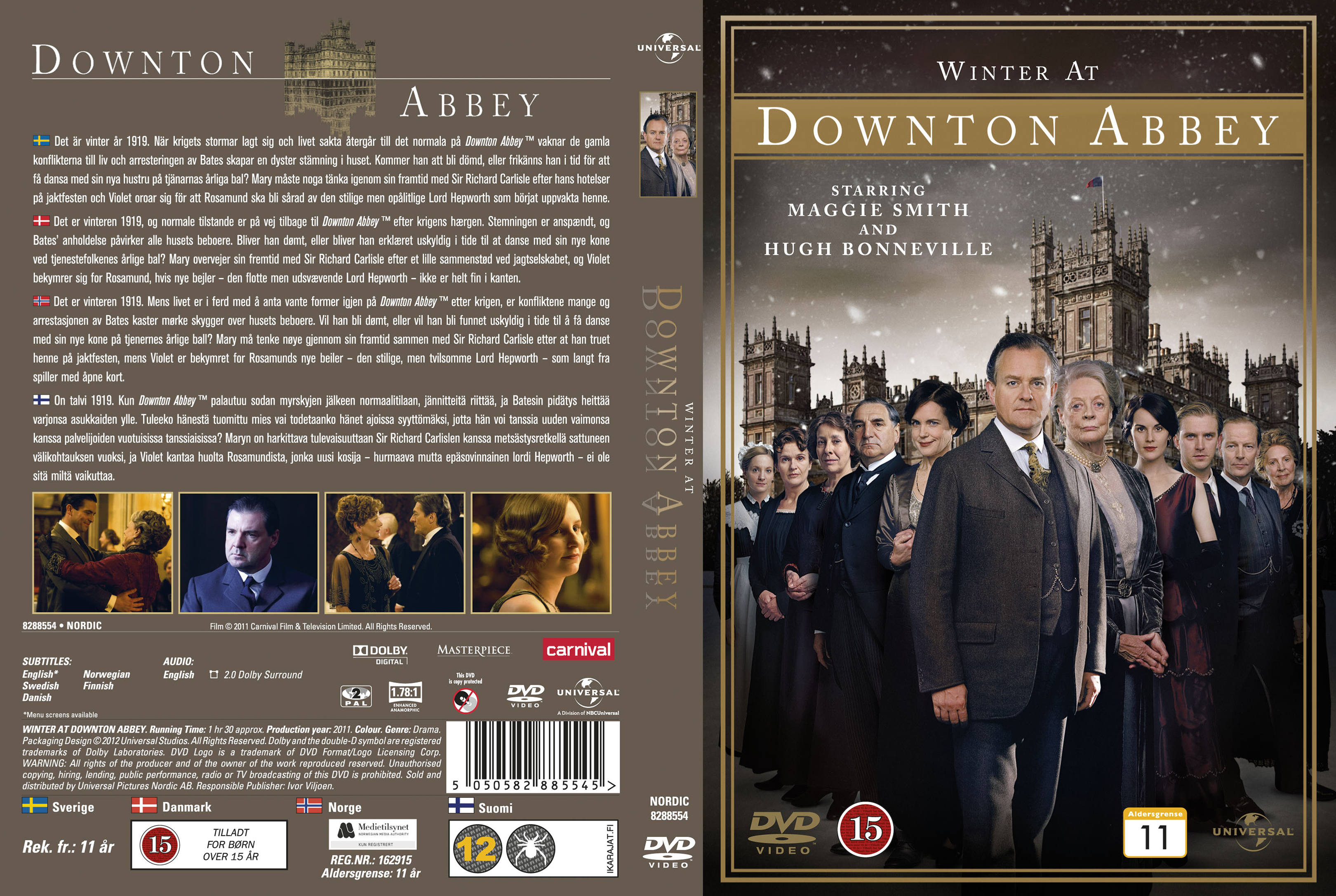 COVERS.BOX.SK ::: Winter at Downton Abbey (Nordic) - high quality DVD ...