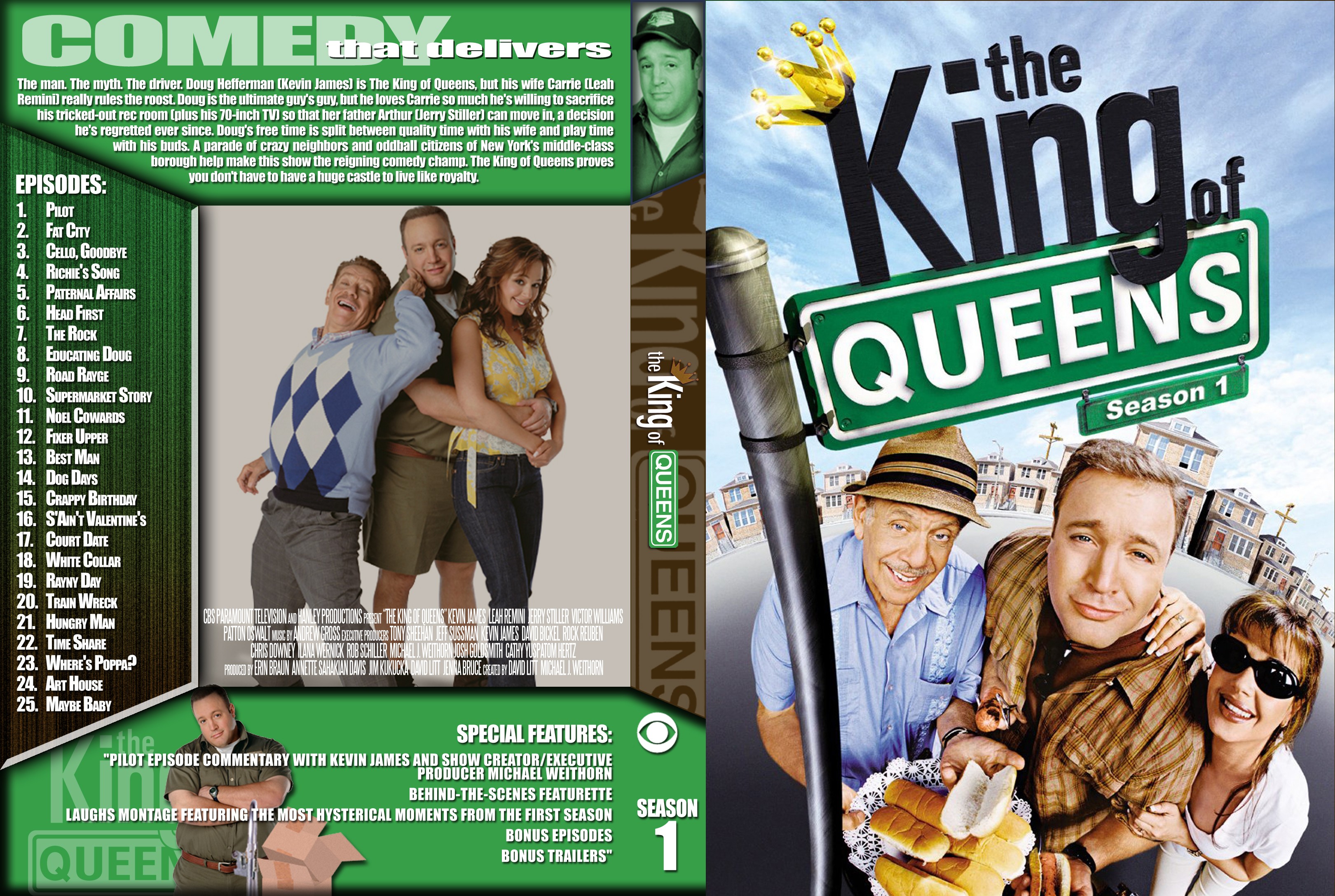 COVERS.BOX.SK ::: king of queens season 1 - high quality DVD / Blueray /  Movie