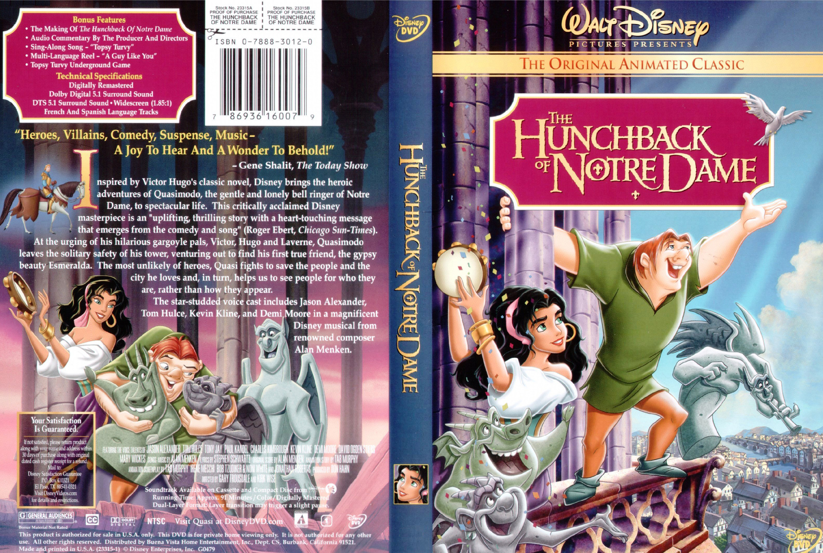 The Hunchback Of Notre Dame - front.