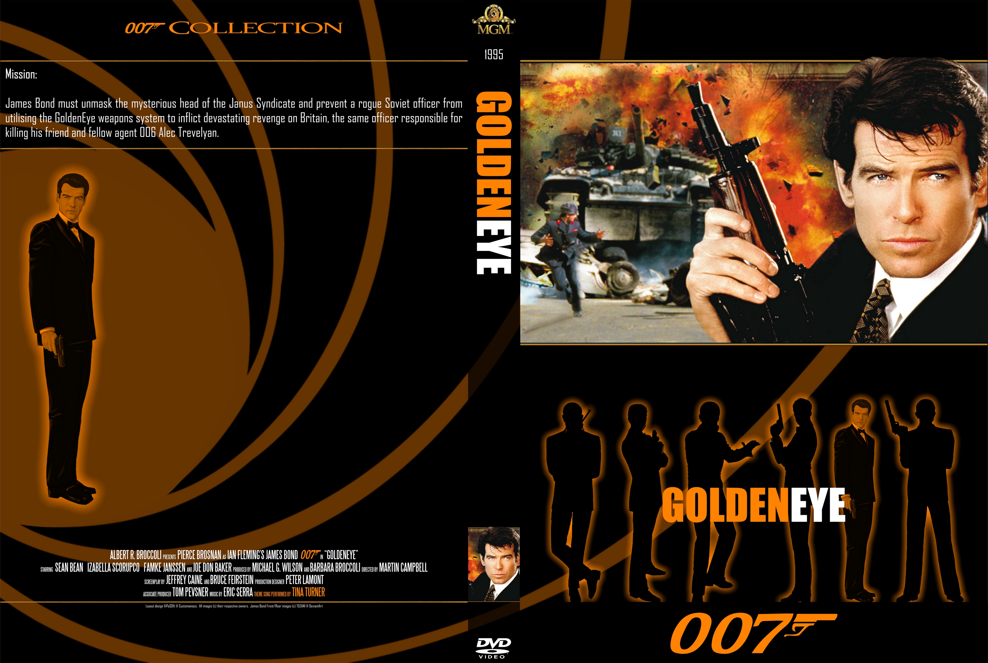 GoldenEye Reloaded 007 Xbox 360 Box Art Cover by huguiniopasento