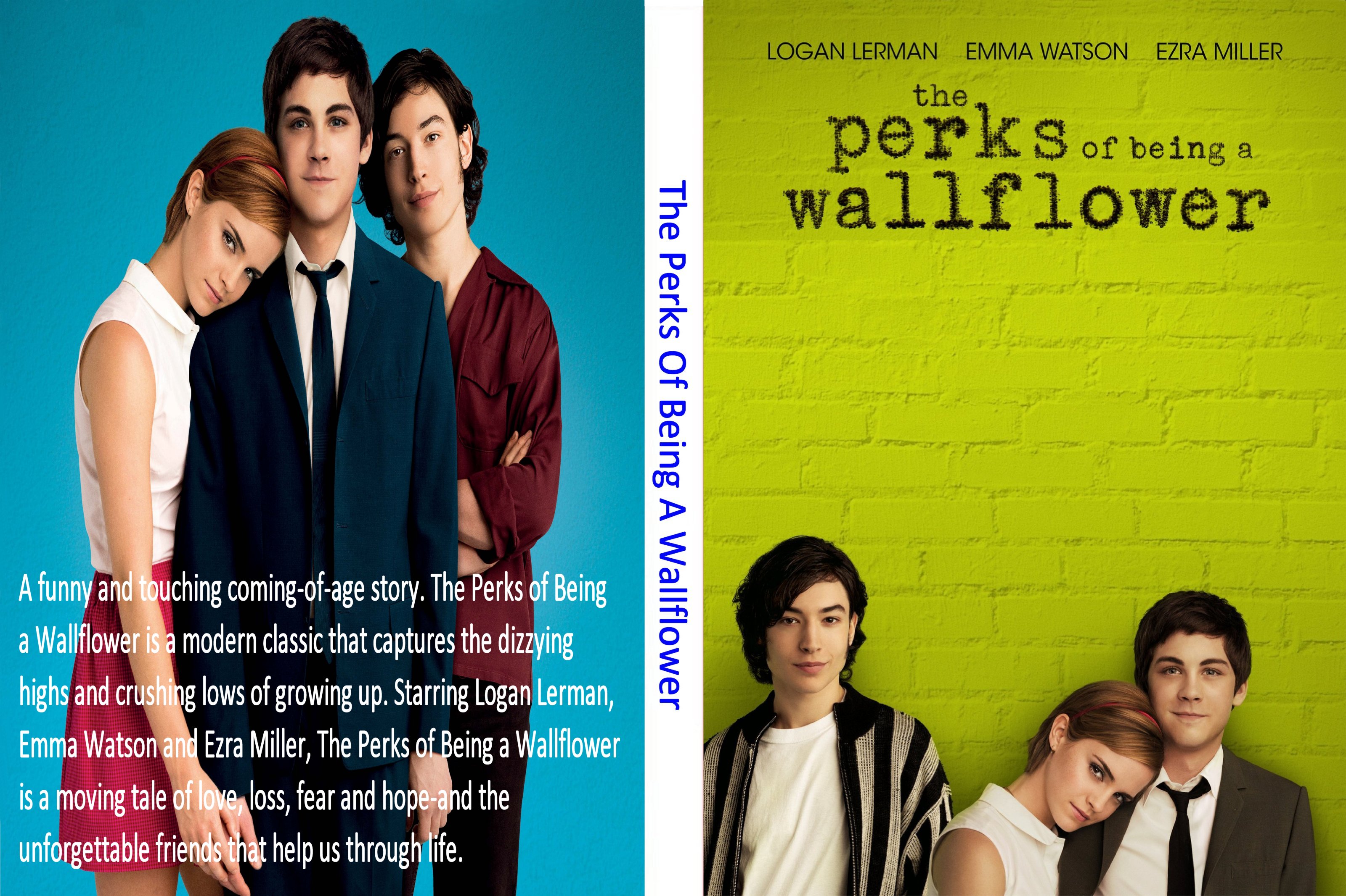 The Perks Of Being A Wallflower 2012 - front back.