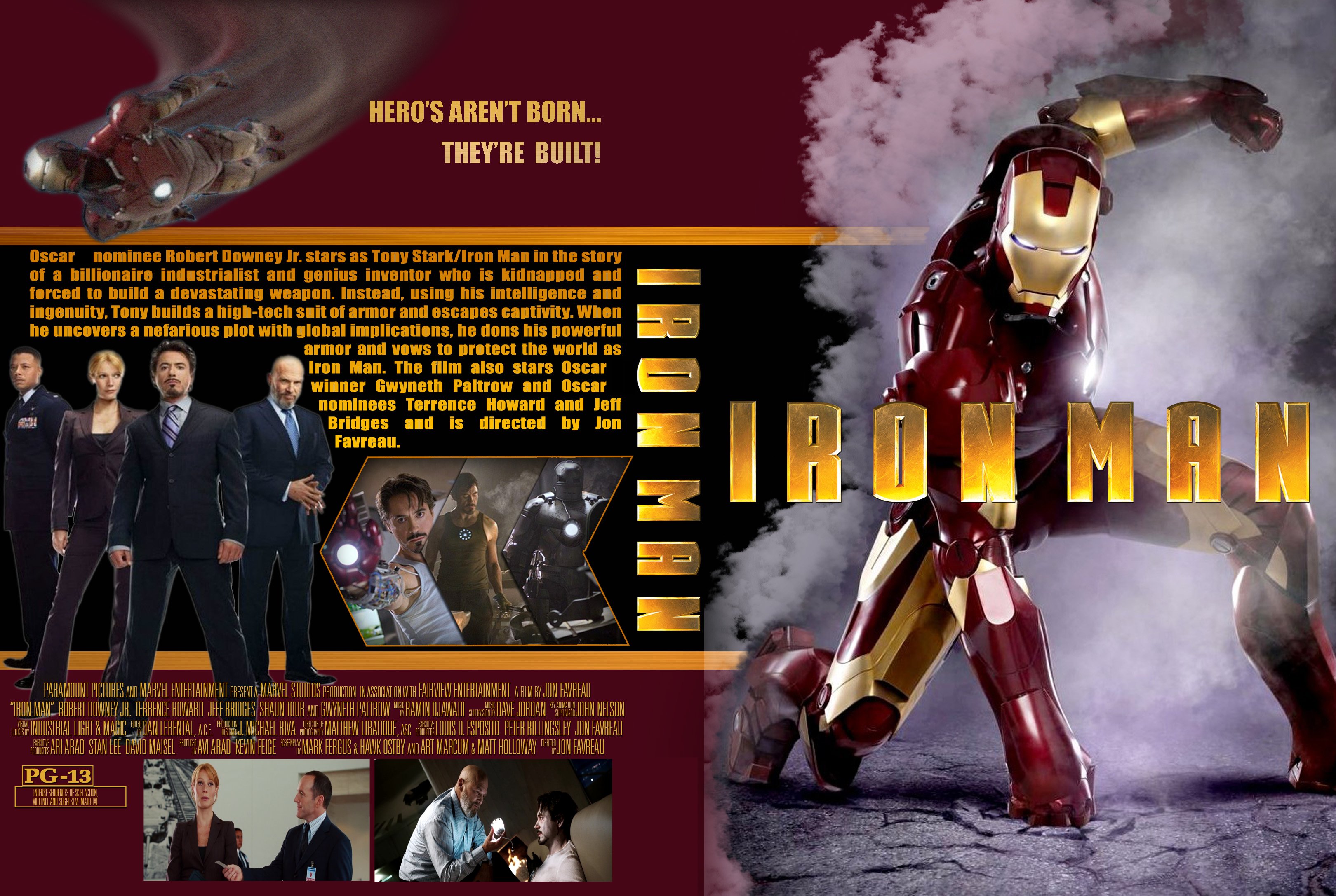 COVERS.BOX.SK ::: Iron Man 2008 - high quality DVD ...