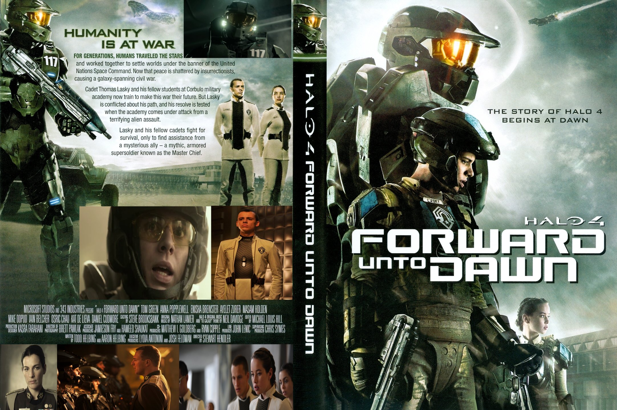 COVERS.BOX.SK ::: Halo 4 Forward Unto Dawn 2012 - high quality DVD /  Blueray / Movie