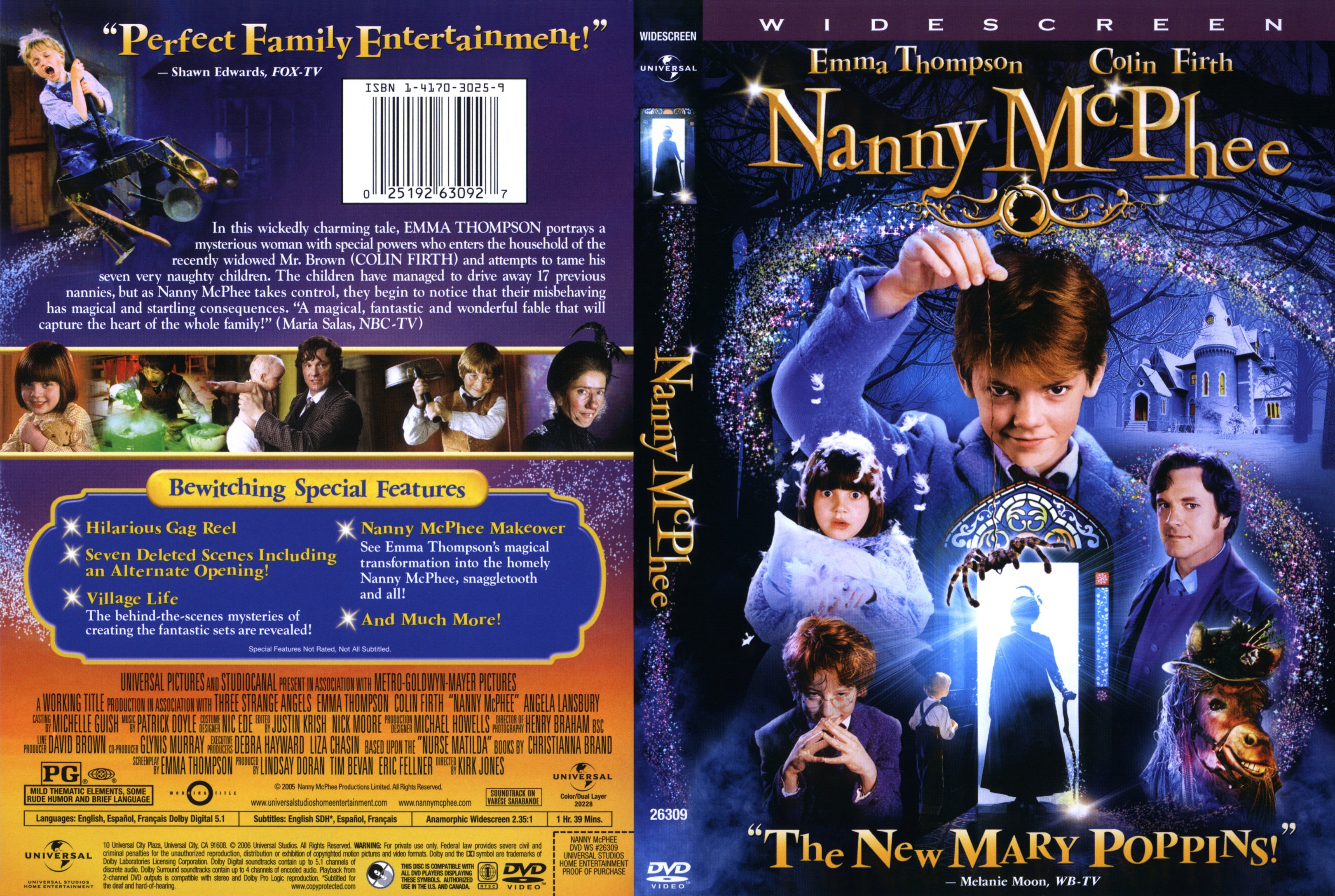 nanny mcphee to look after his seven rambunctious kids, who've chased ...