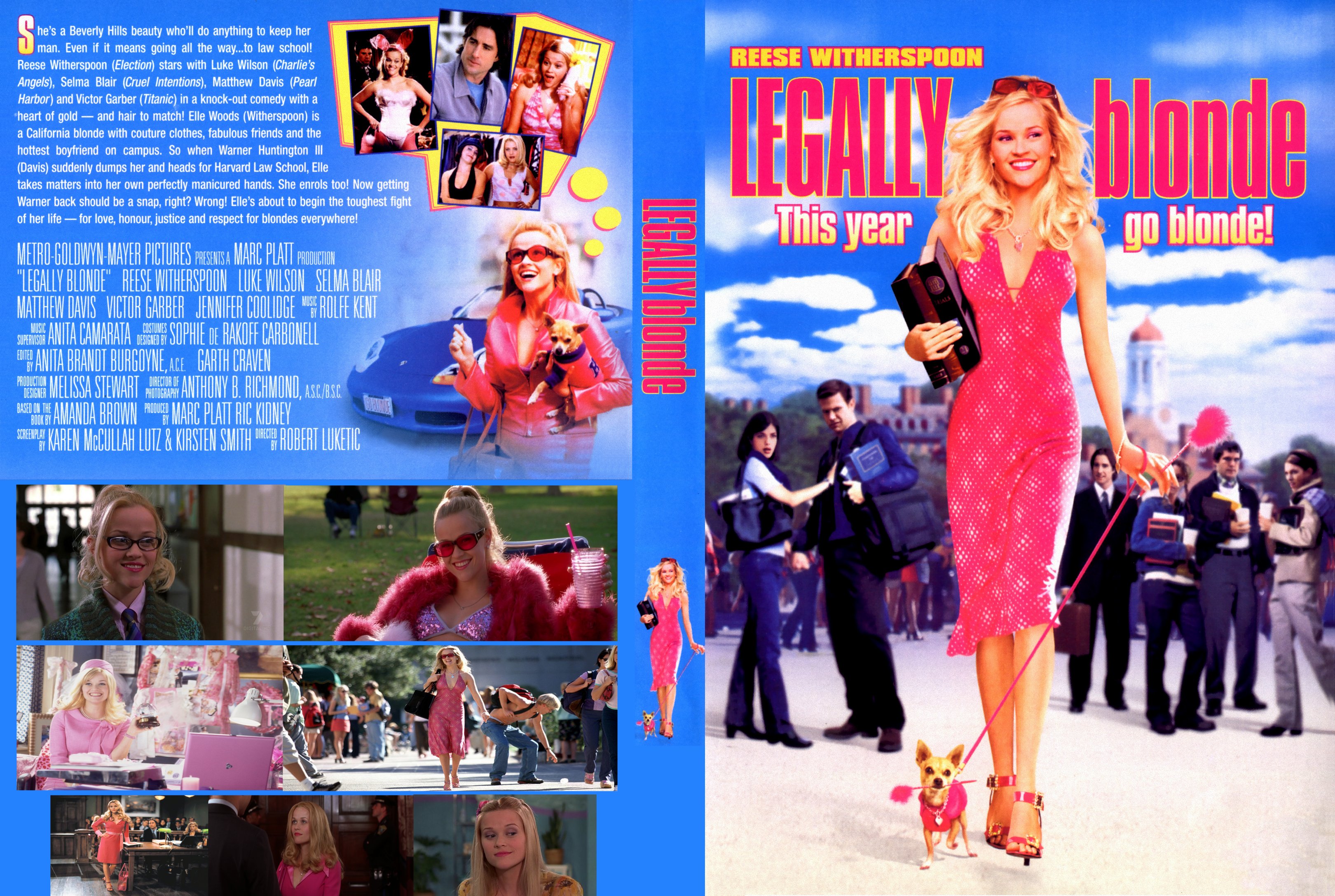 Covers Box Sk Legally Blonde 2001 High Quality Dvd Blueray Movie.
