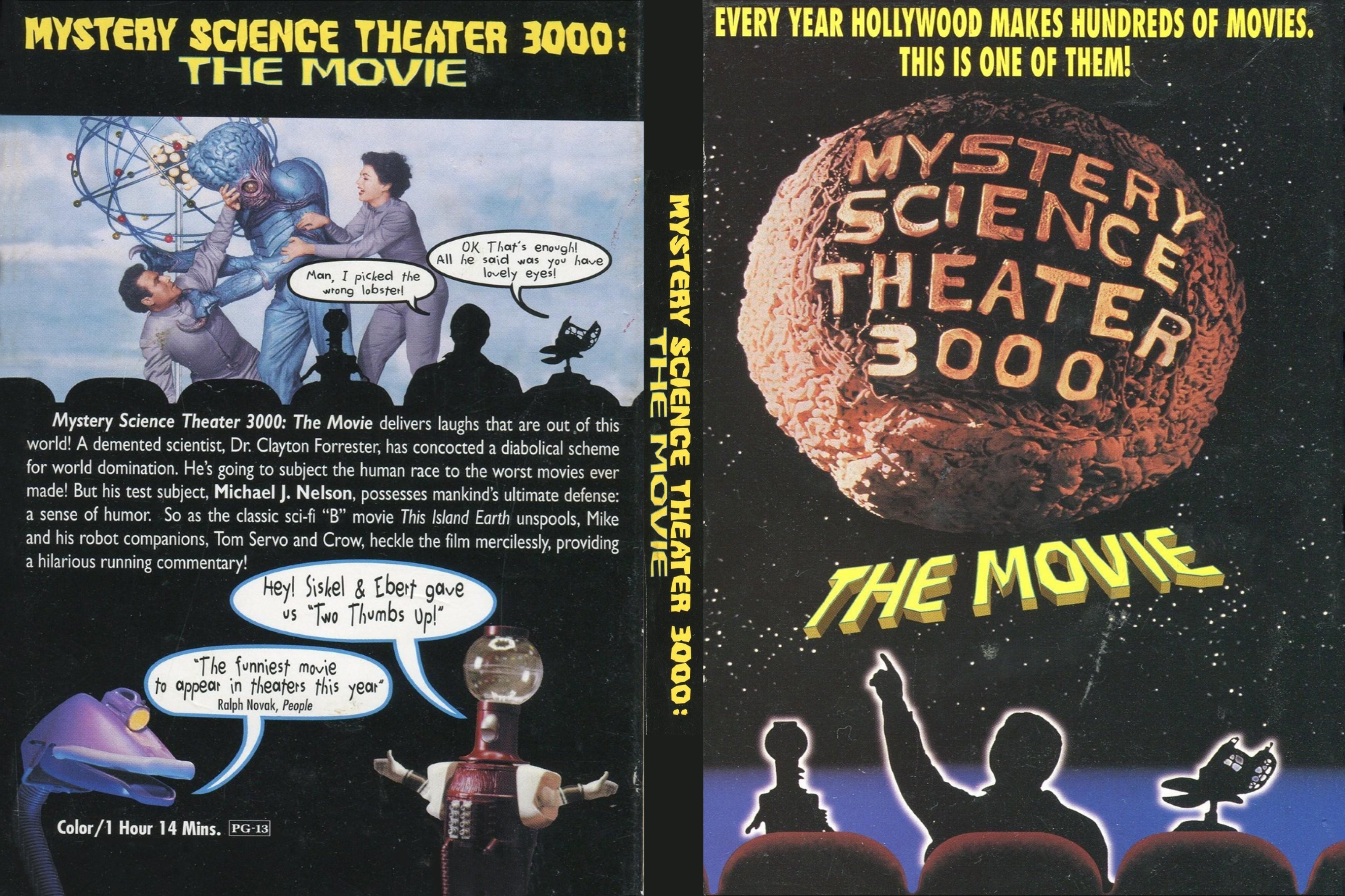 Covers Box Sk Mystery Science Theater 3000 The Movie 1996 High Quality Dvd Blueray Movie
