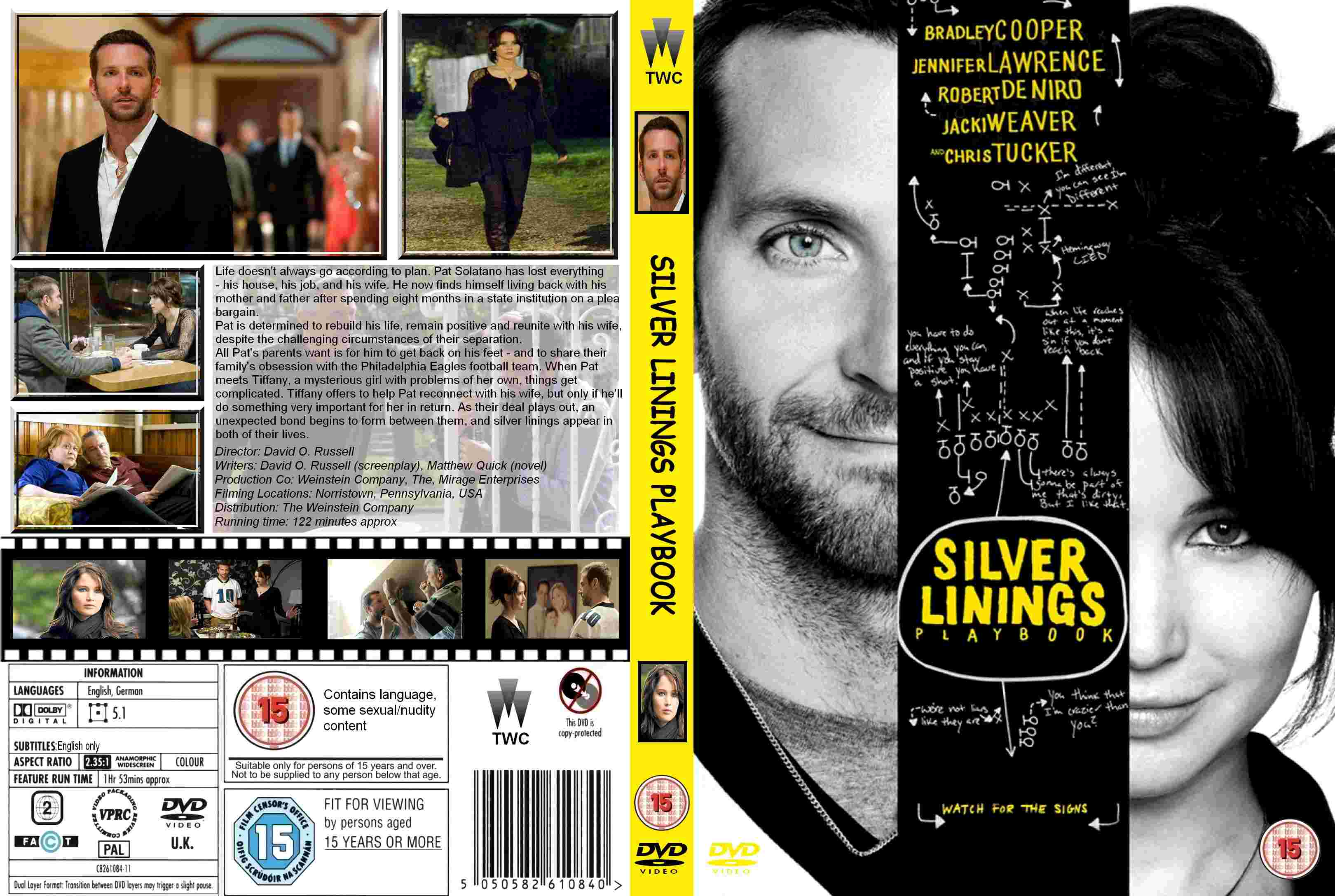 Silver Linings Playbook DVD à vendre - Vidéo Centre-Ville - Films Québec
